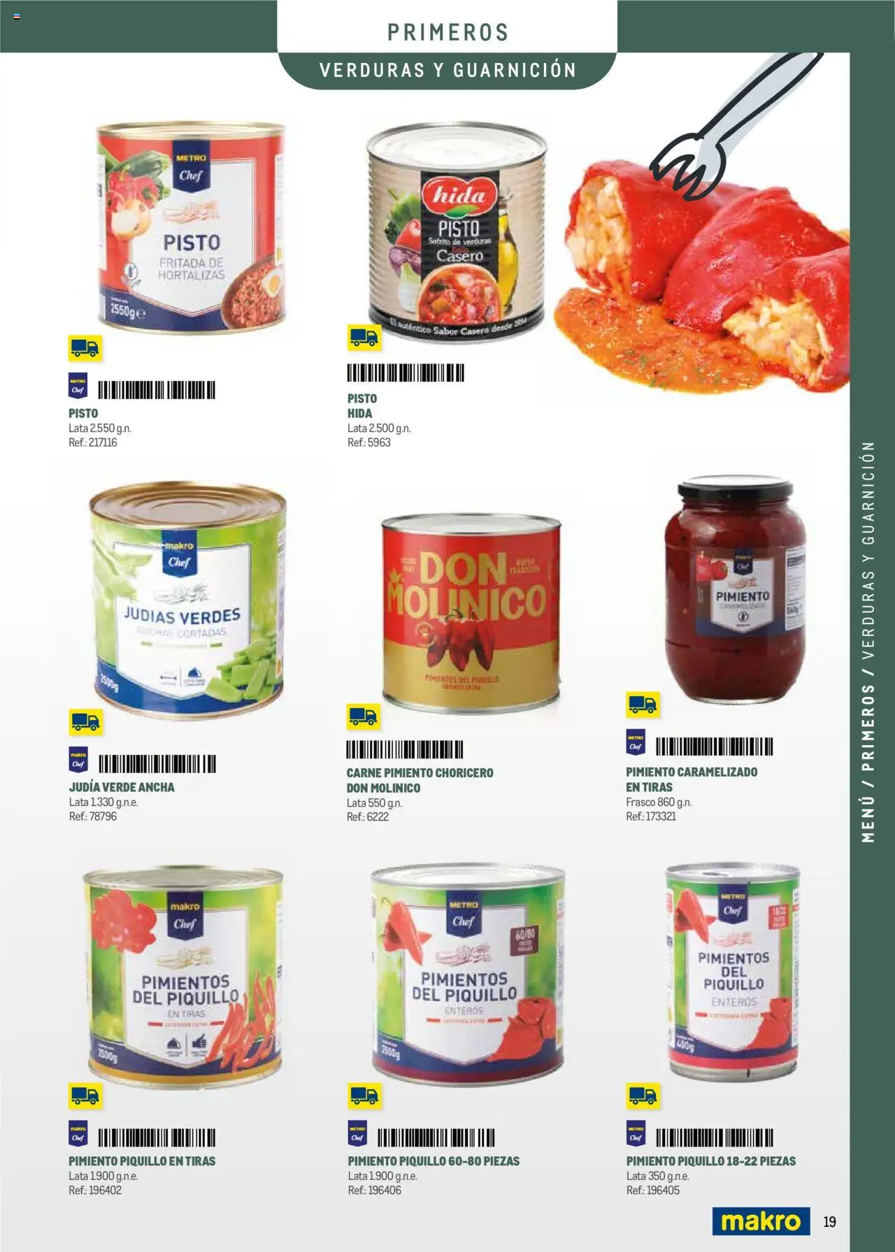 Makro - Menú y Barra Península │ válido desde el 08.09.2025 | Página: 19 | Productos: Κάδος απορρυμάτων