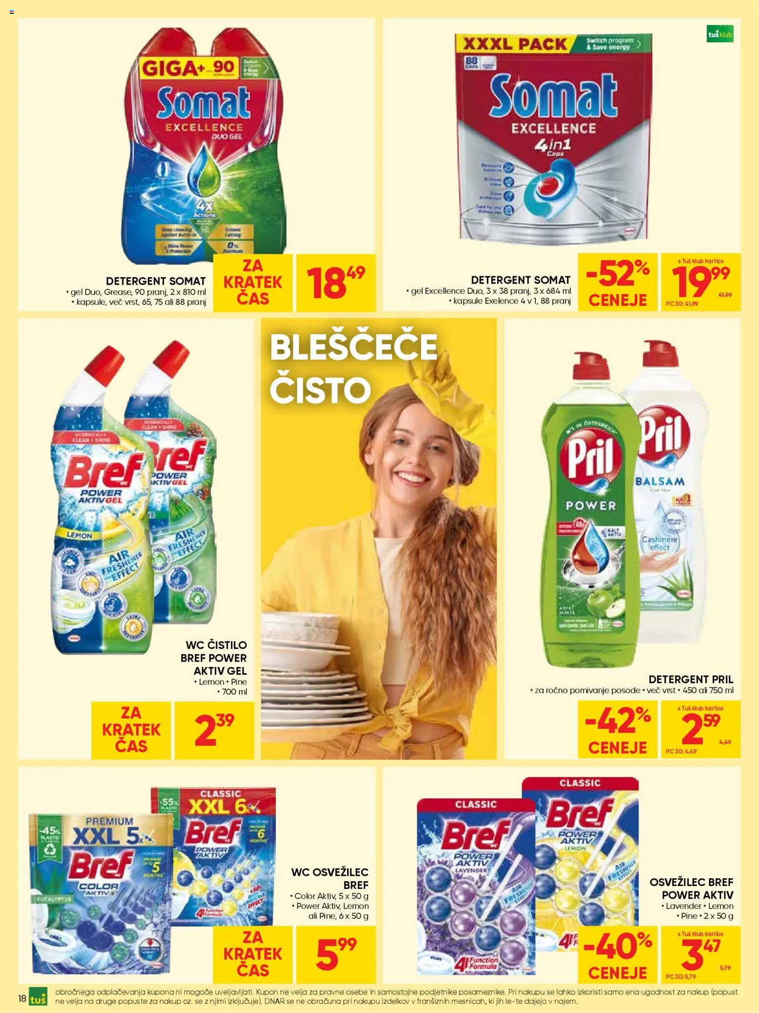 Novi Tuš katalog ponudbe – veljaven od 12.11.2025 | Stran: 18 | Izdelki: Detergent