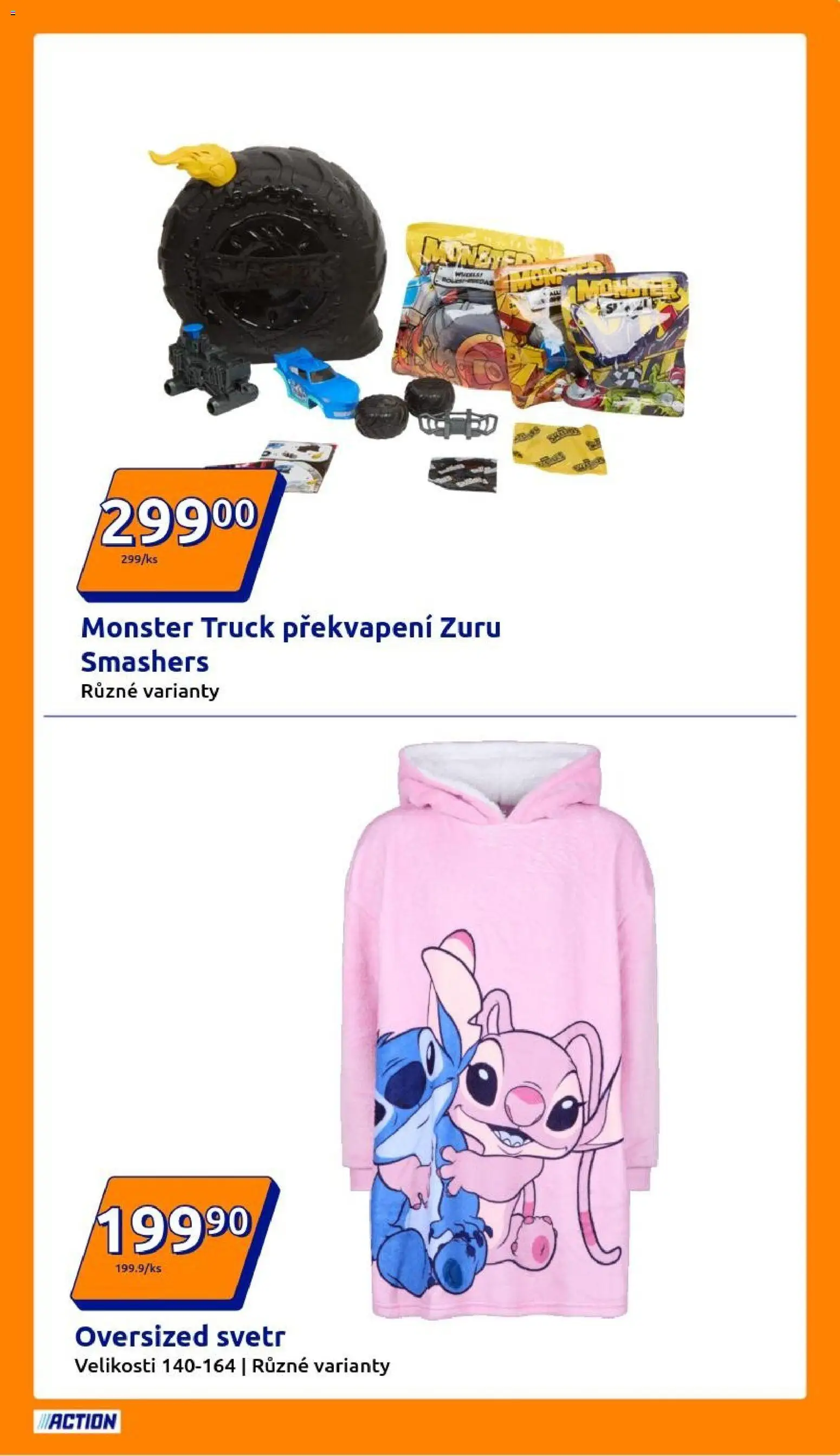 Action leták od 19.11.2025 | Strana: 15 | Produkty: Svetr, Monster