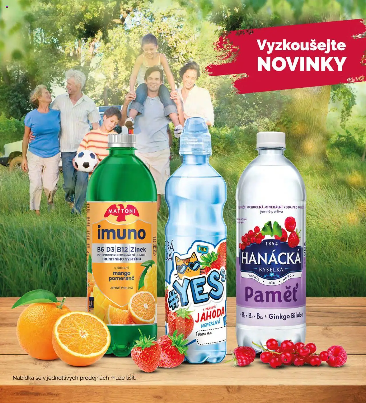 Albert magazín od 01.07.2025 | Strana: 66 | Produkty: Hanácká kyselka, Mattoni, Mango, Minerální voda