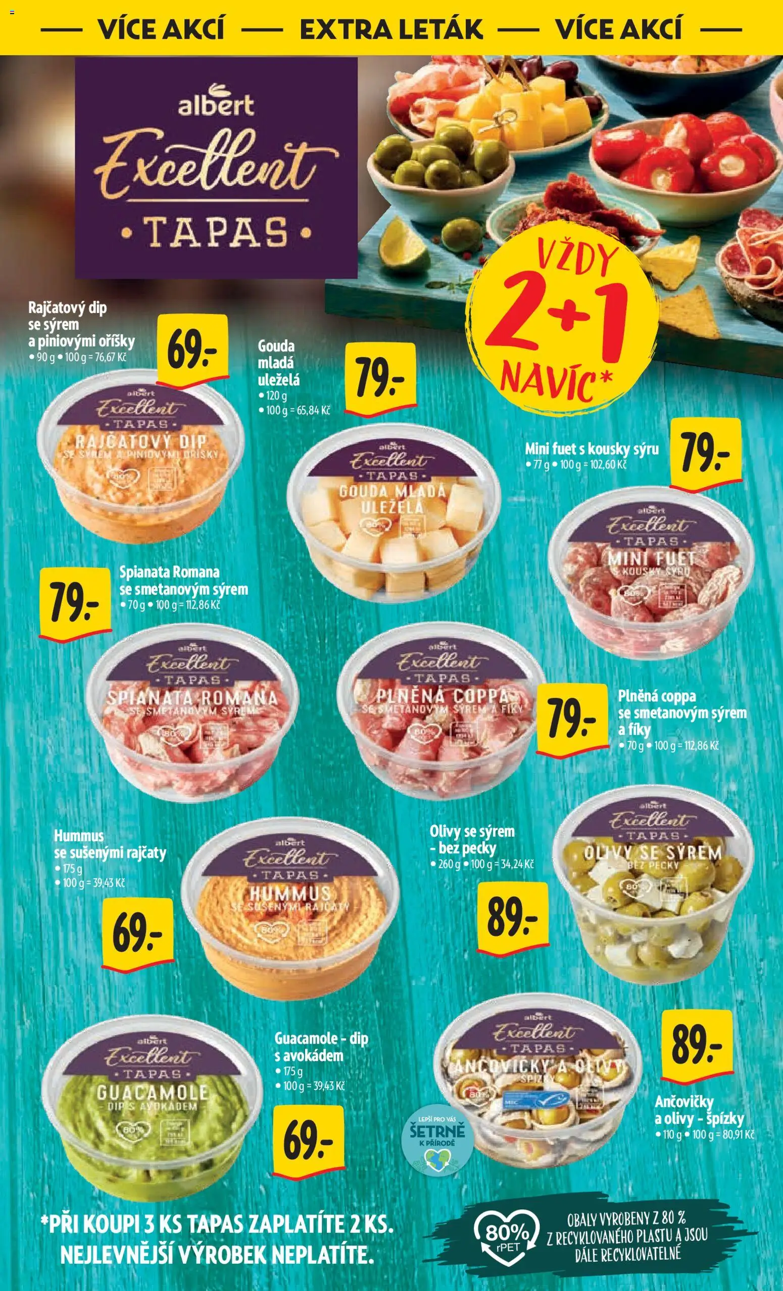 Albert leták - Hypermarket od 04.02.2026 | Strana: 44 | Produkty: Hummus, Oříšky, Fuet, Guacamole