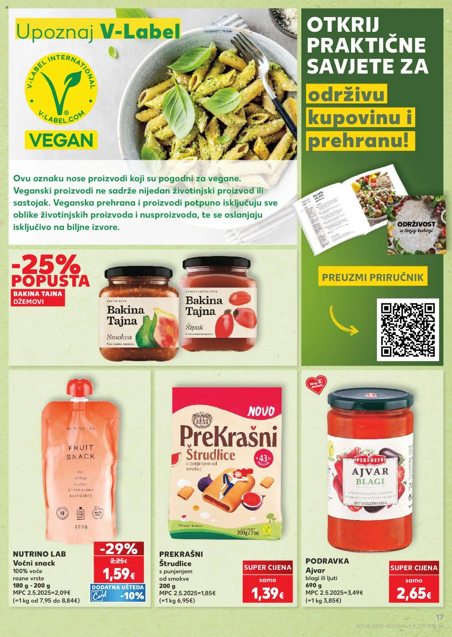 Kaufland katalog | vrijedi od 08.04.2026 | Stranica: 17 | Proizvodi: Podravka, Ajvar, Voće, Džem