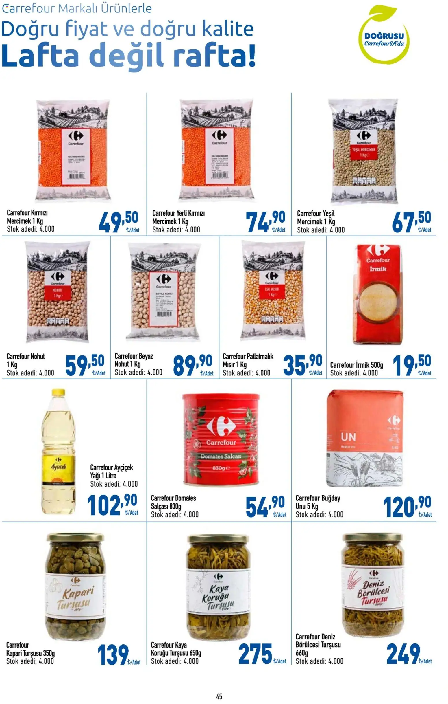 CarrefourSA Katalog - 09.02.2026 tarihinden itibaren geçerlidir | Sayfa: 44 | Ürünler: Ravioli, Domates, Kapari, Mısır