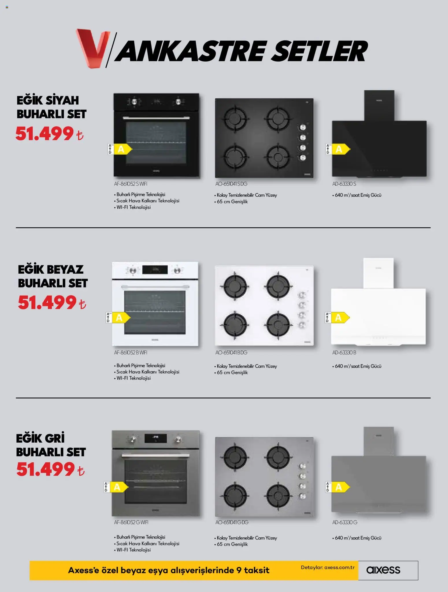 Vestel - Ankastre Ürünler - 01.03.2026 tarihinden itibaren geçerlidir | Sayfa: 12