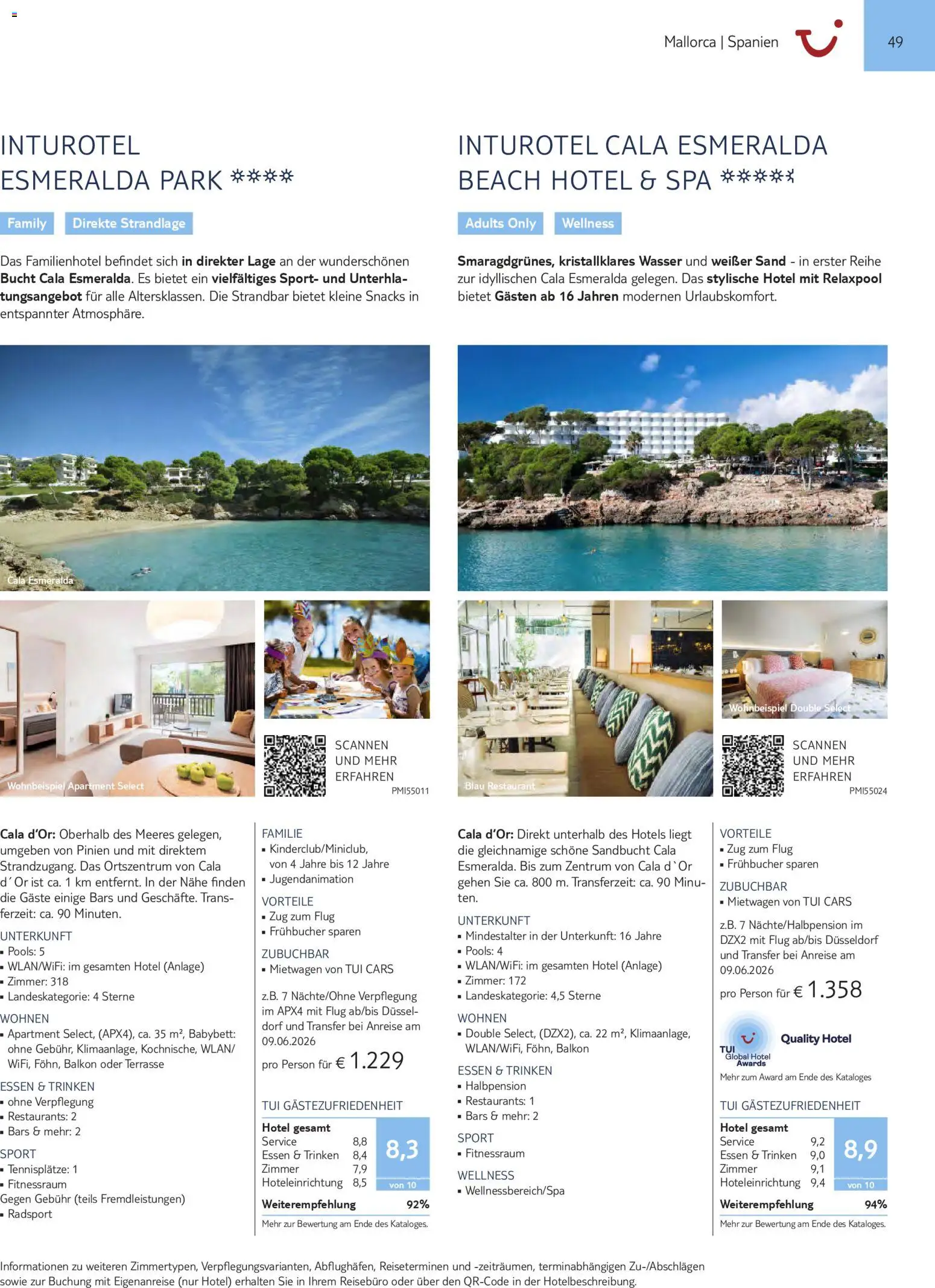 Aida  Südeuropa & Nordafrika 2026/27 – gültig ab 01.01.2026 | Seite: 49 | Produkte: Spiel, Babybett, Wasser