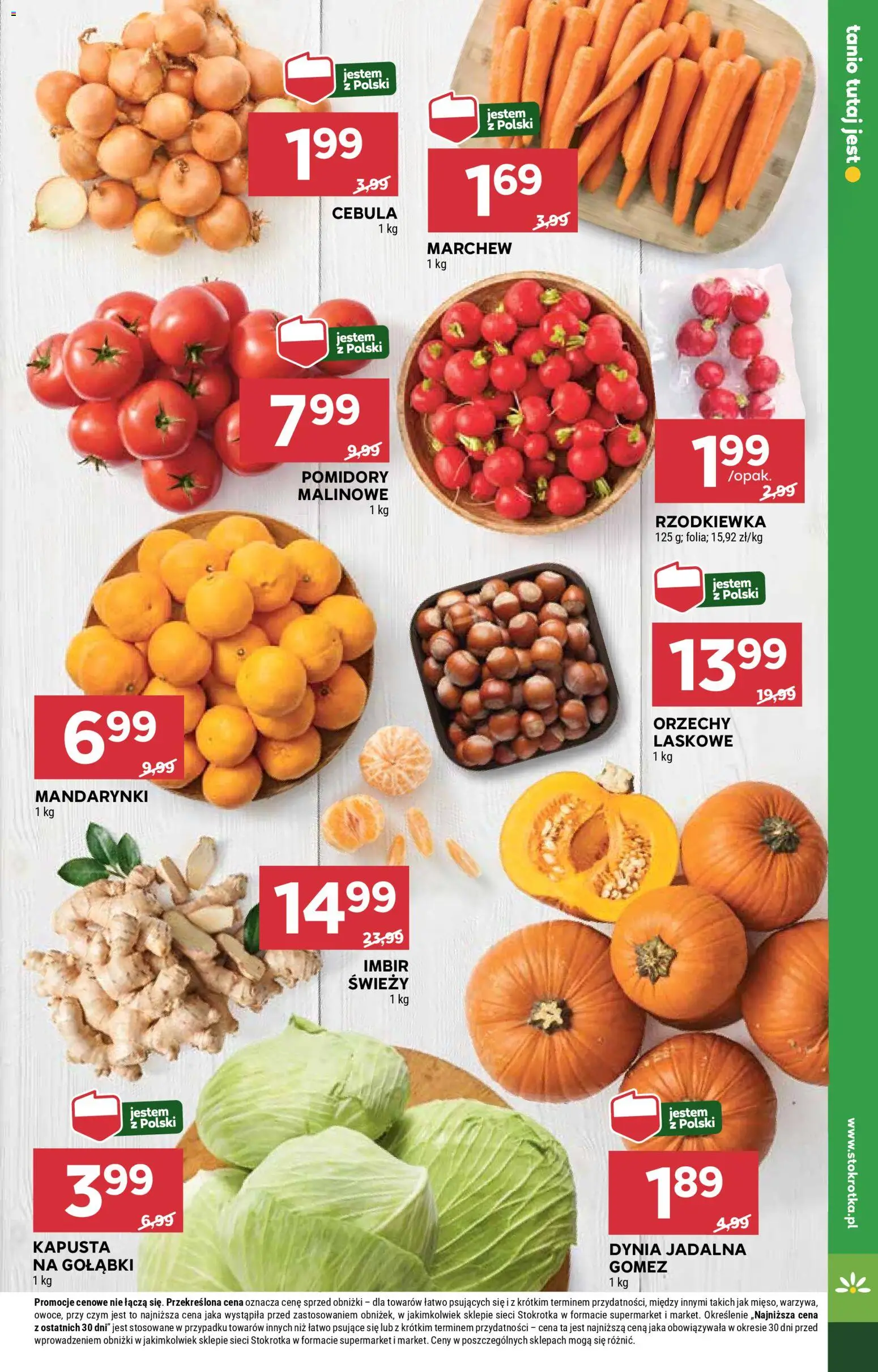 Stokrotka Gazetka - Market od 23.10.2025 | Strona: 9 | Produkty: Dynia, Imbir, Stokrotka, Mandarynki