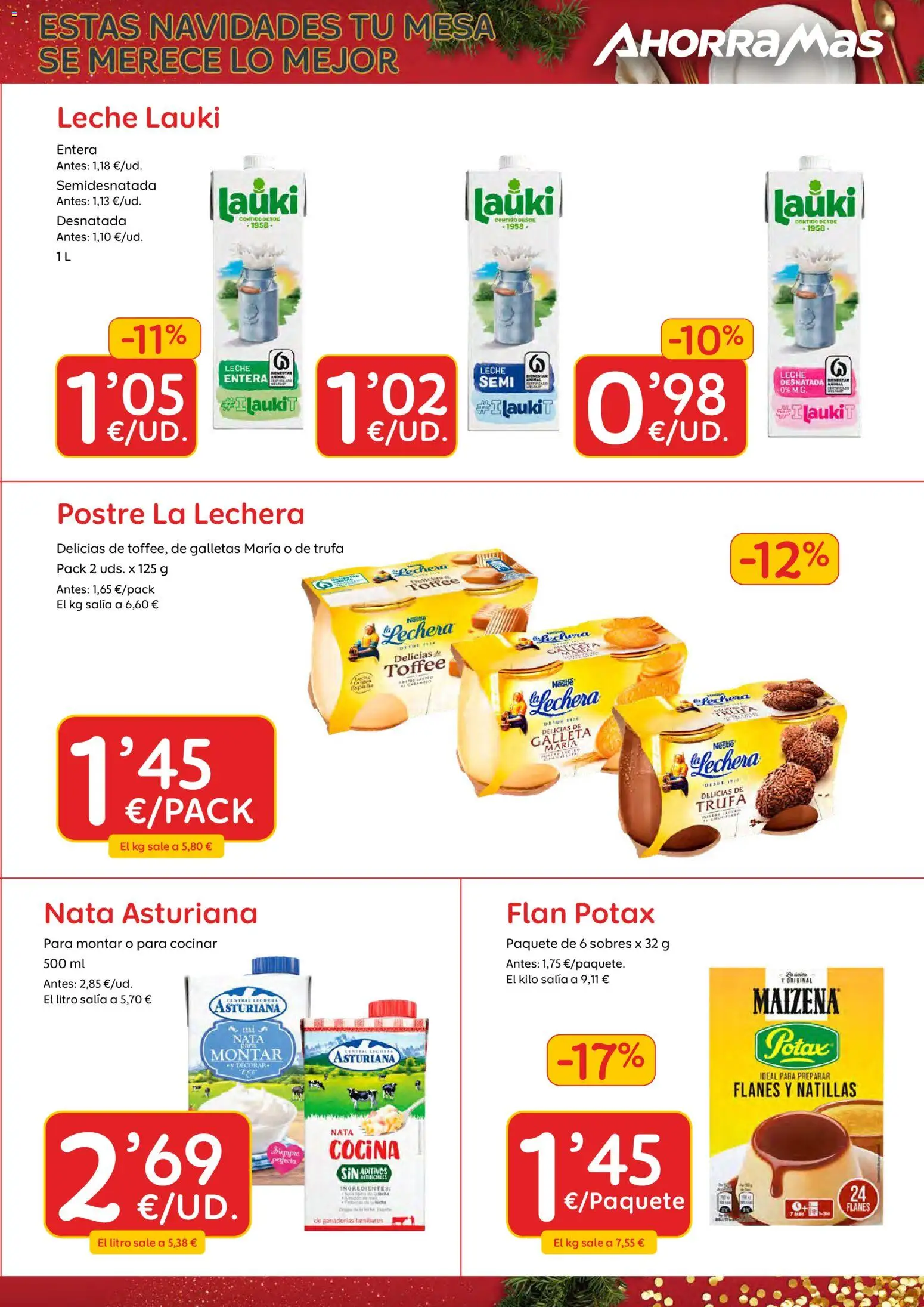 AhorraMas folleto │ válido desde el 26.12.2025 | Página: 17 | Productos: Leche desnatada, Κρεμάστρα, Galletas, Cocina