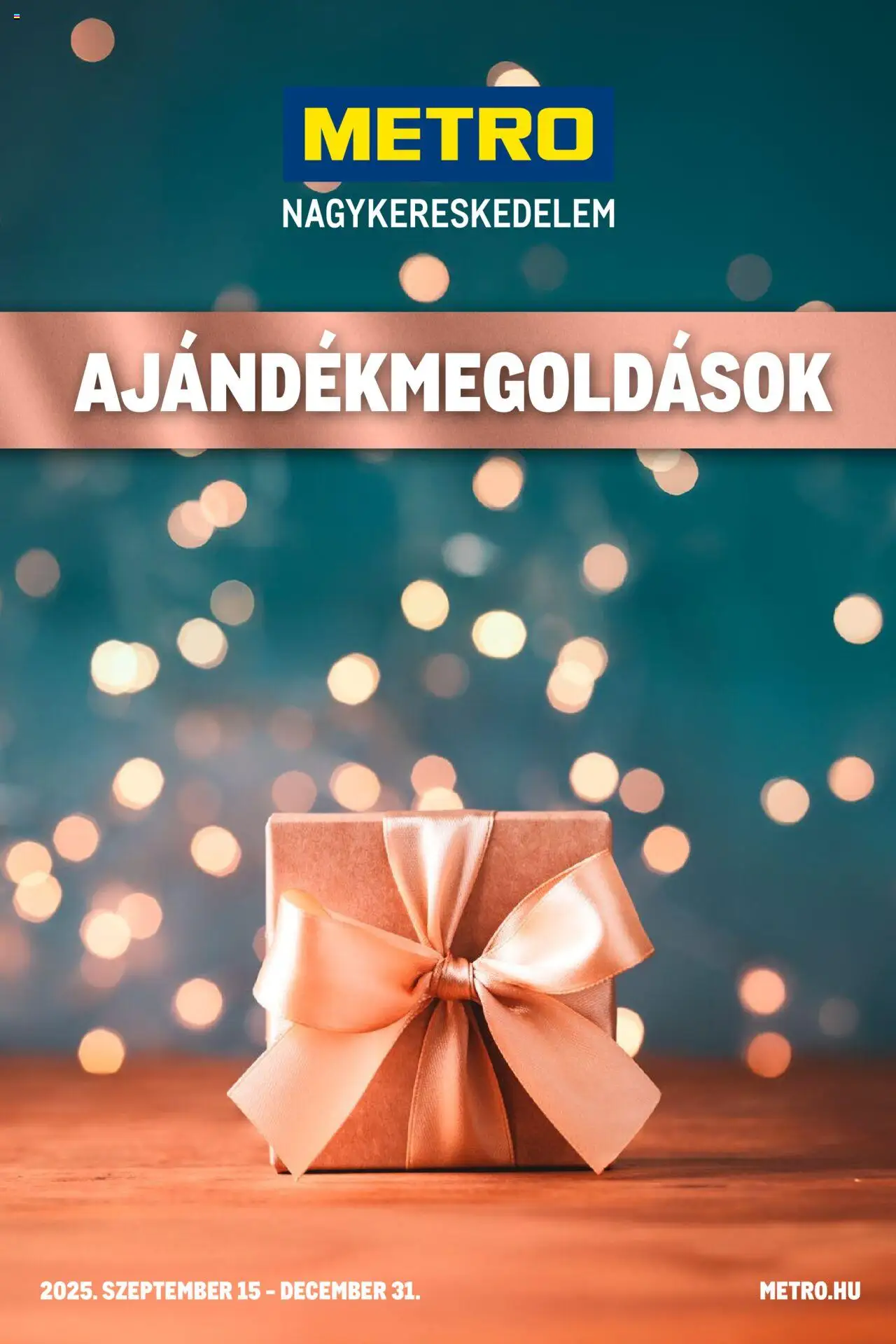 Metro akciós ujság - amely érvényes a következő dátumtól: 15.09.2025 | Oldal: 1