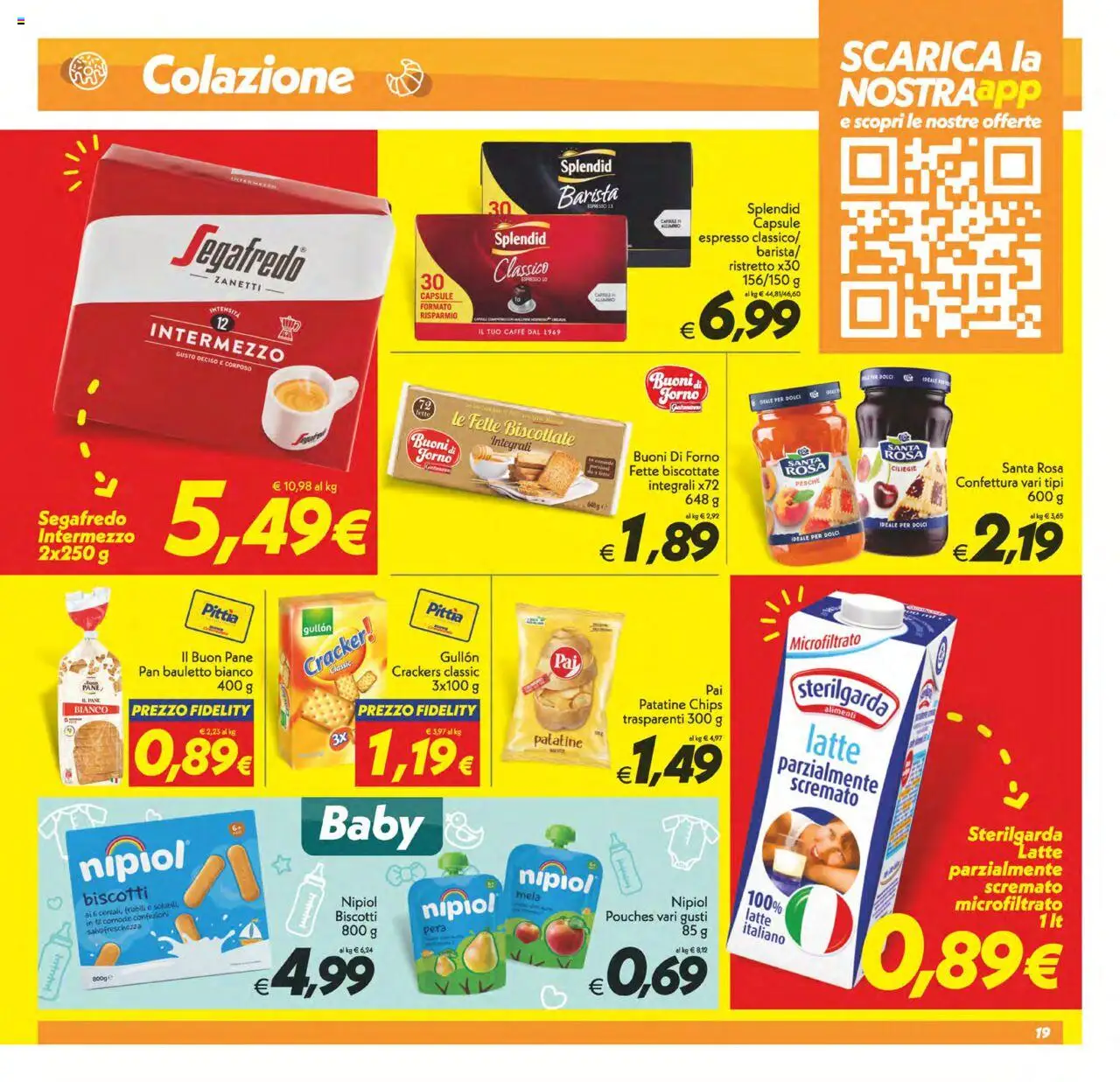 Volantino SuperConveniente del 22.08.2025 | Pagina: 19 | Prodotti: Biscotti, Crackers, Forno, Fette biscottate