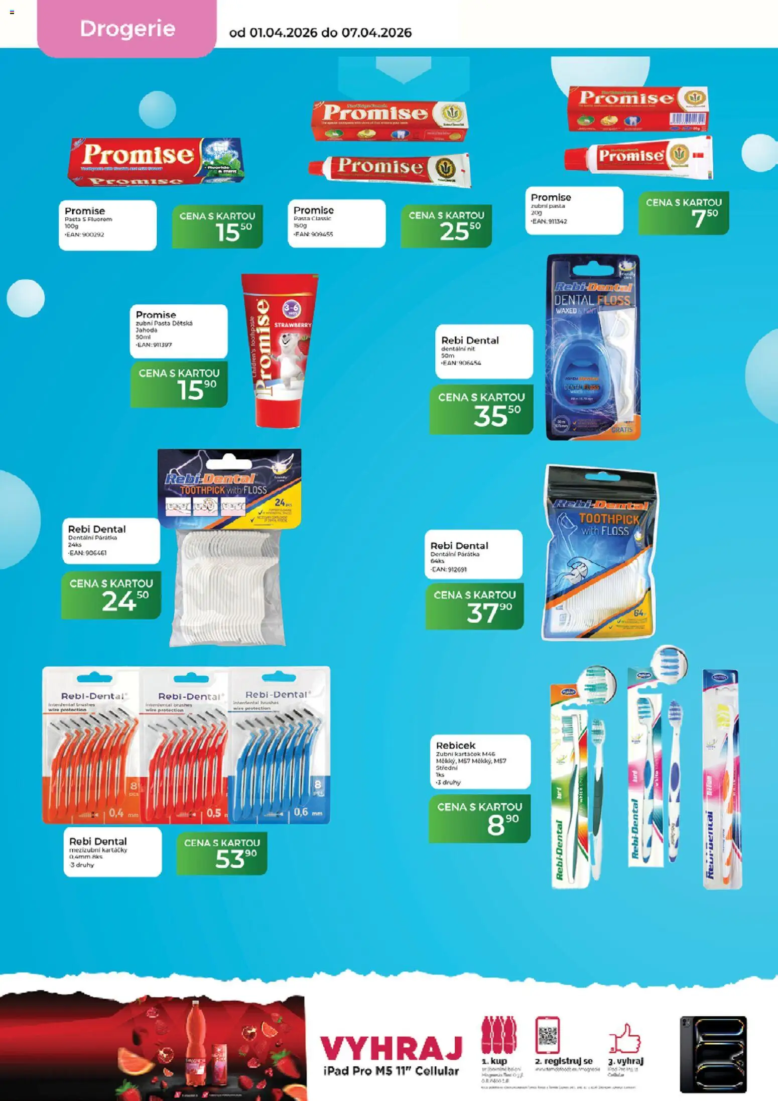 Tamda Foods leták od 01.04.2026 | Strana: 60 | Produkty: Zubní pasta, Ipad, Mezizubní kartáčky, Drogerie