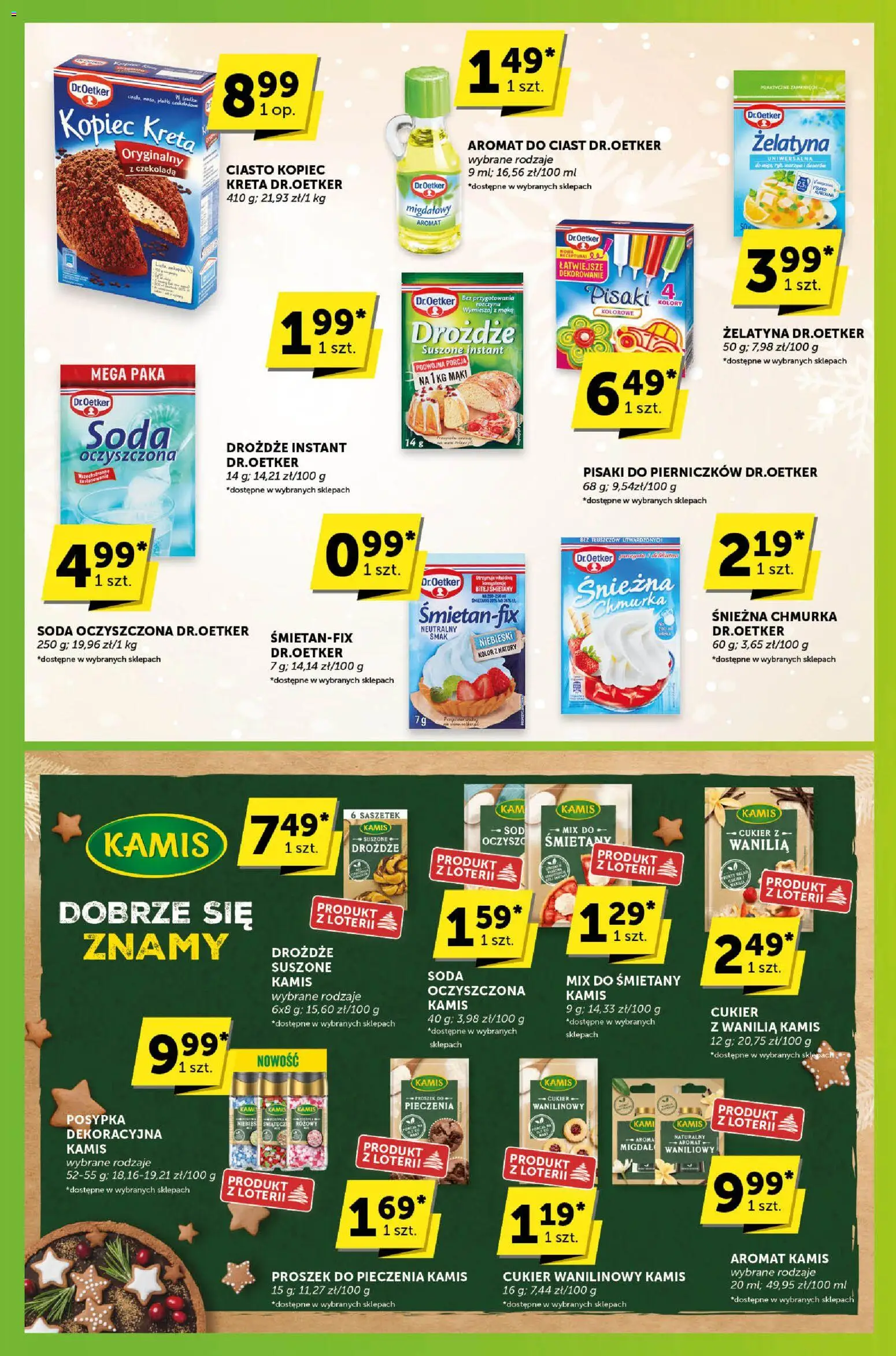 Groszek Gazetka - Sprawdź, co więcej od 27.11.2025 | Strona: 12 | Produkty: Żelatyna, Ciasto, Czekolada, Cukier