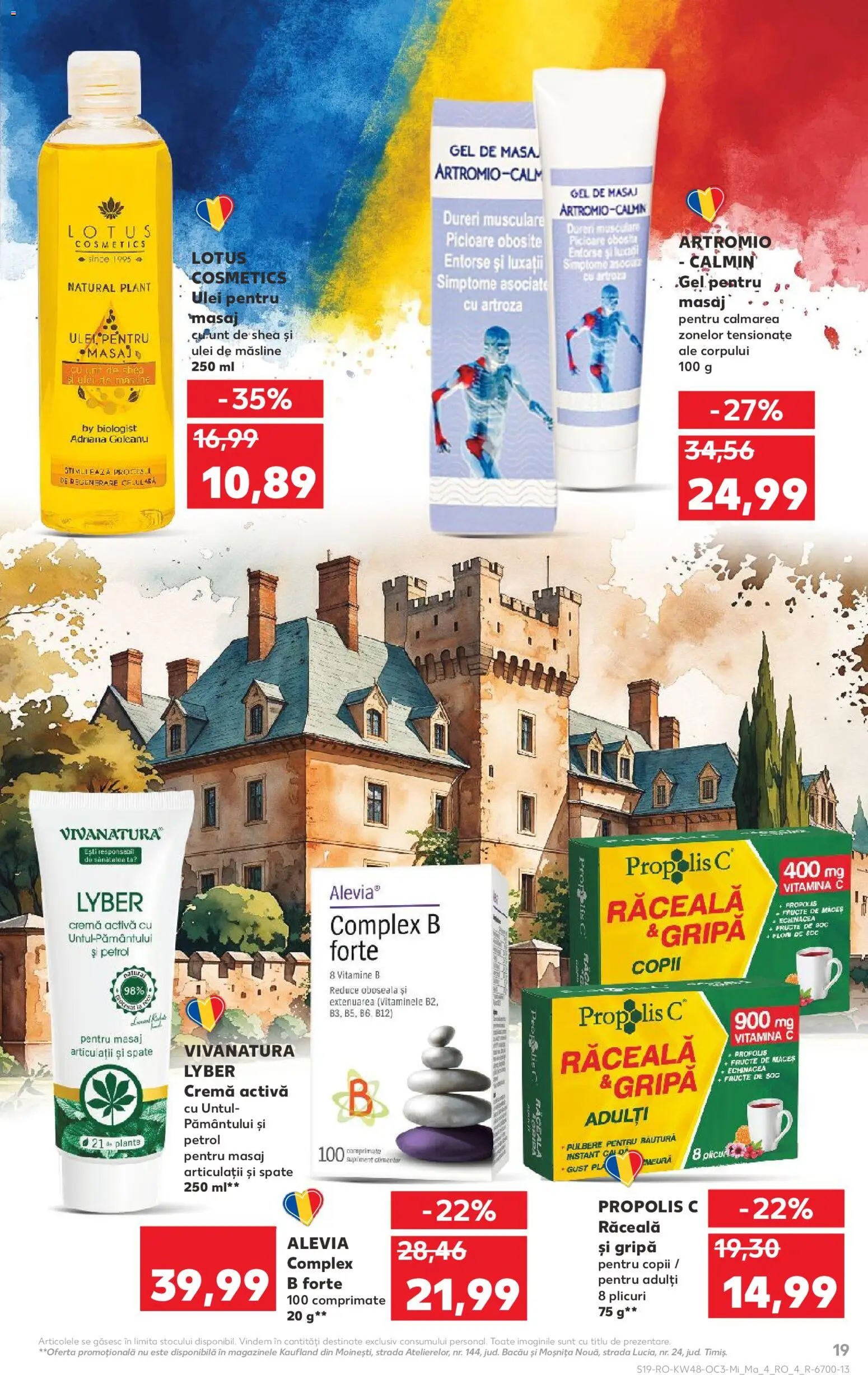 Noul catalog Kaufland – valabil de la 26.11.2025 | Pagină: 19 | Produse: Măsline, Unt, Fructe, Propolis