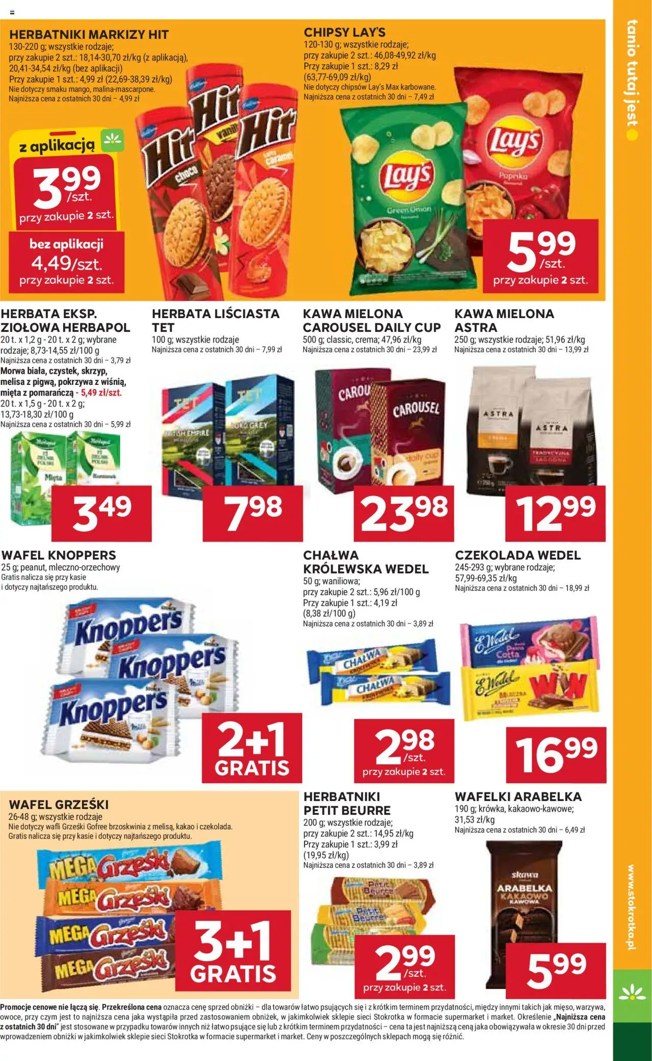 Stokrotka Gazetka - Market od 02.10.2025 | Strona: 19 | Produkty: Herbatniki, Czekolada, Herbata, Melisa