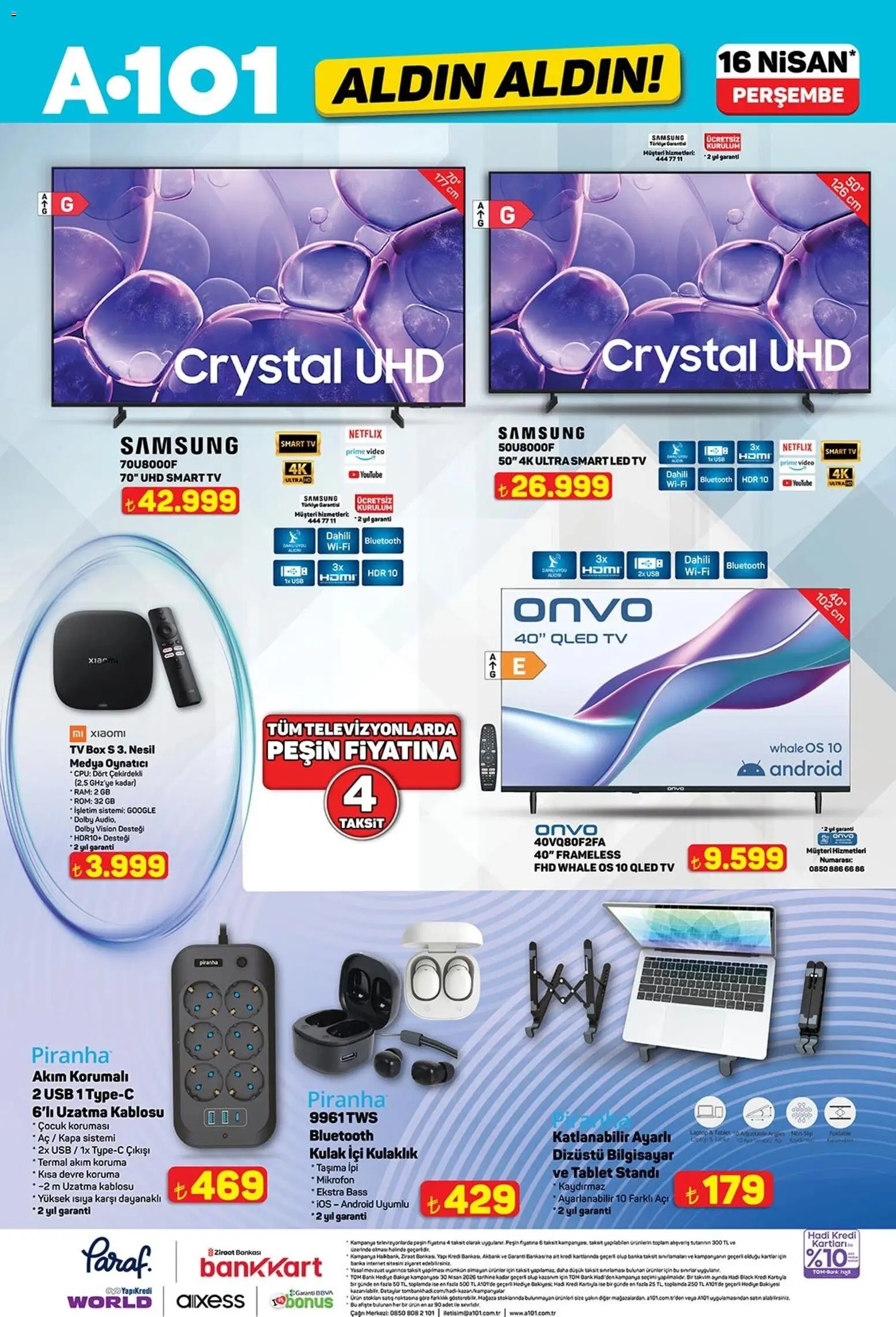 A101 - Katalog Aldın Aldın - 16.04.2026 tarihinden itibaren geçerlidir | Sayfa: 6