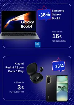 Anteprima del volantino Volantino TIM	 valido a partire dal 13.01.2026 | Pagina: 4 | Prodotti: Xiaomi, Samsung