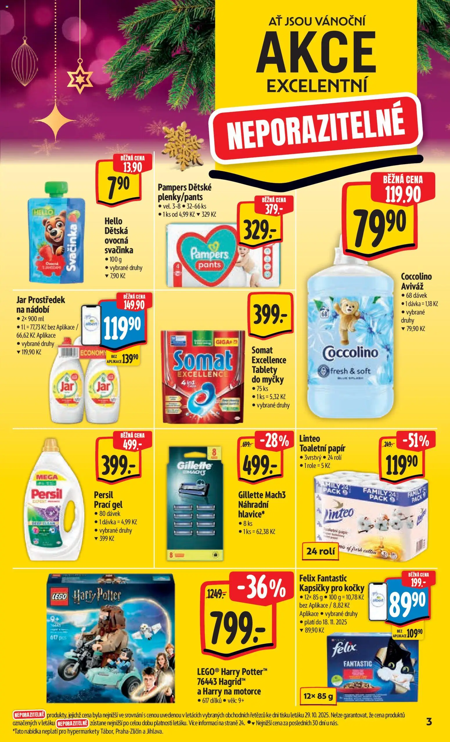 Albert leták - Hypermarket od 05.11.2025 | Strana: 7 | Produkty: Nádobí, Kapsičky pro kočky, Pampers, Persil