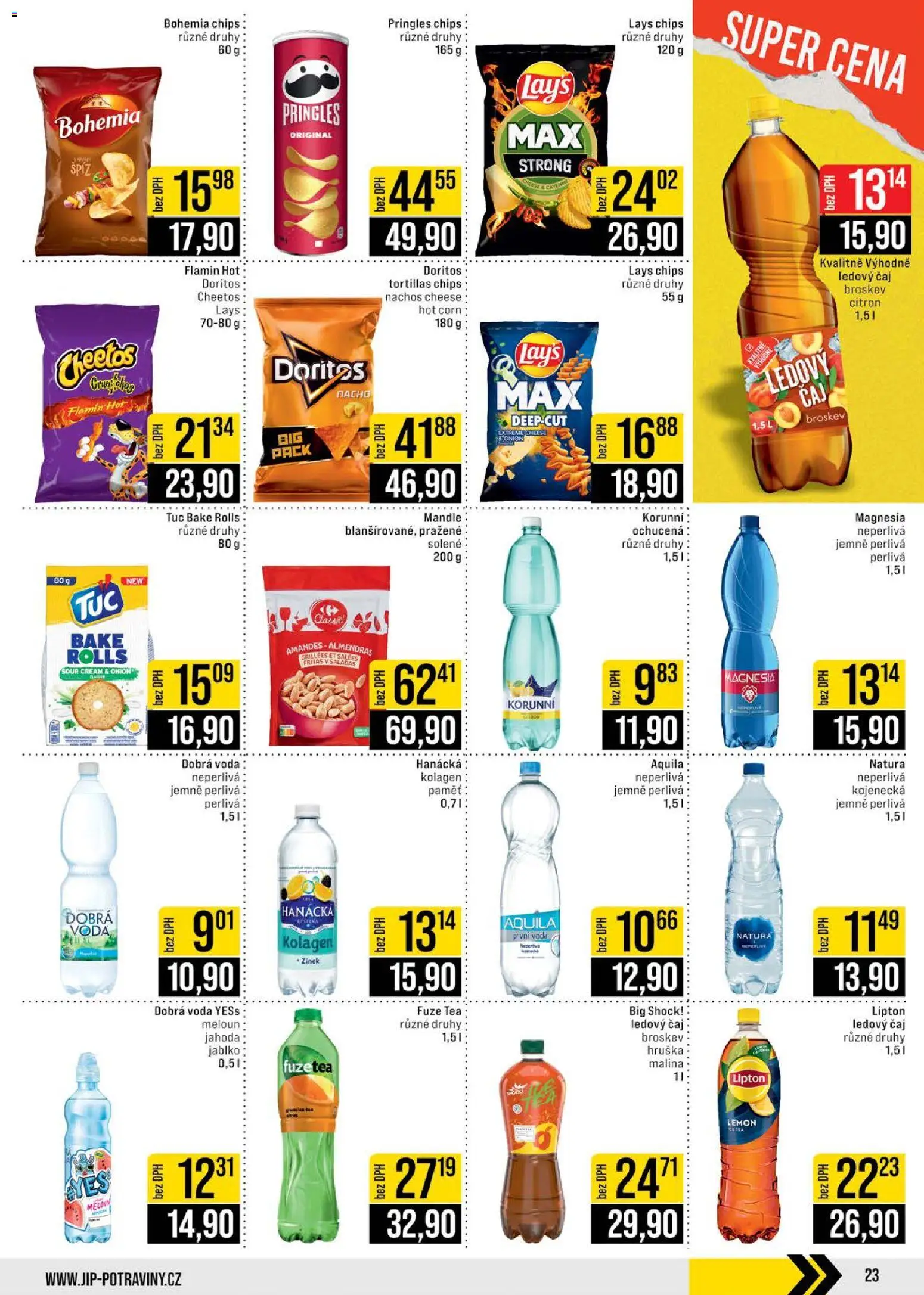 Jip leták - Cash & Carry od 05.11.2025 | Strana: 23 | Produkty: Špíz, Meloun, Pringles, Big Shock