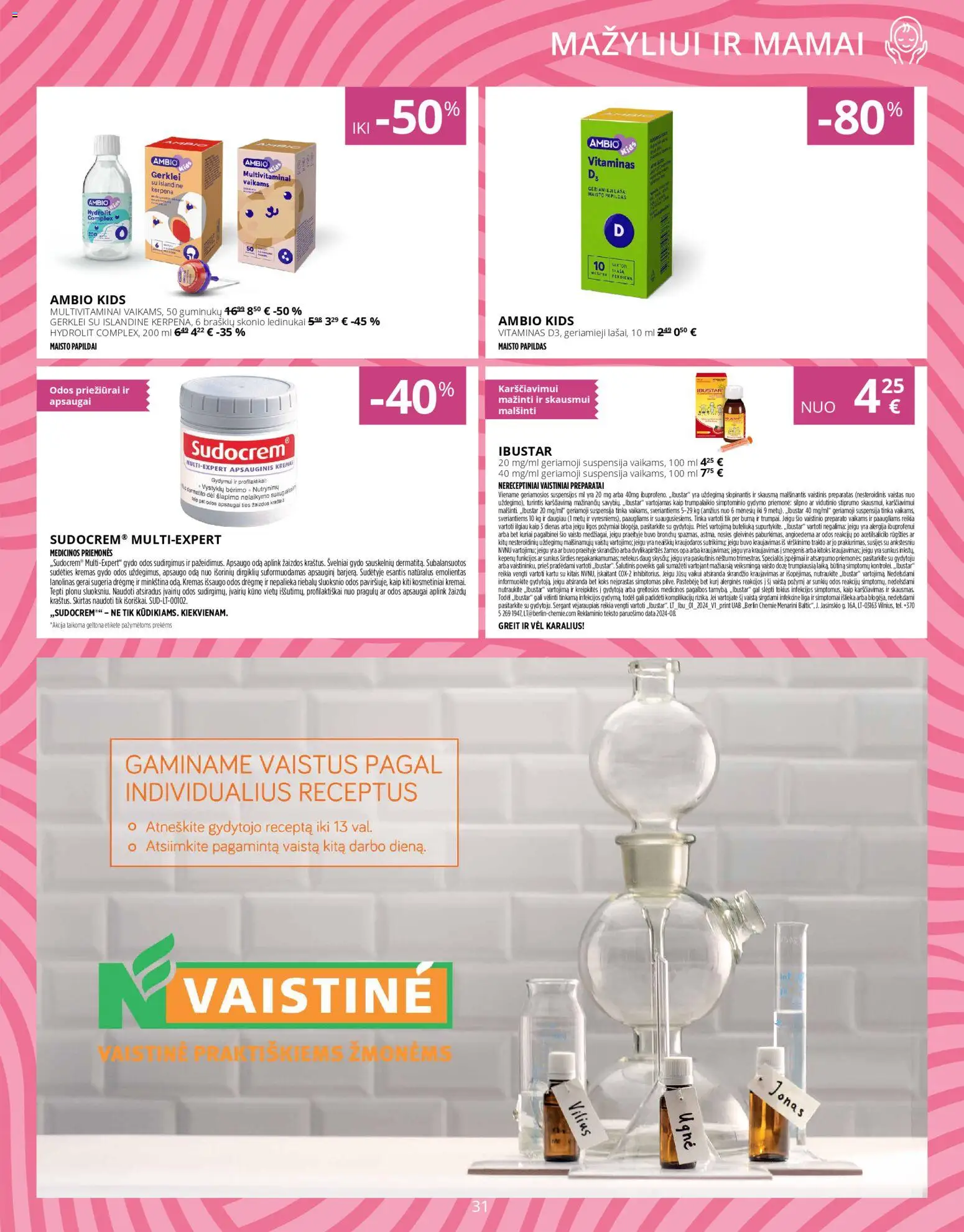 Norfa vaistinė akcijos nuo 01.04.2026 | Puslapis: 31