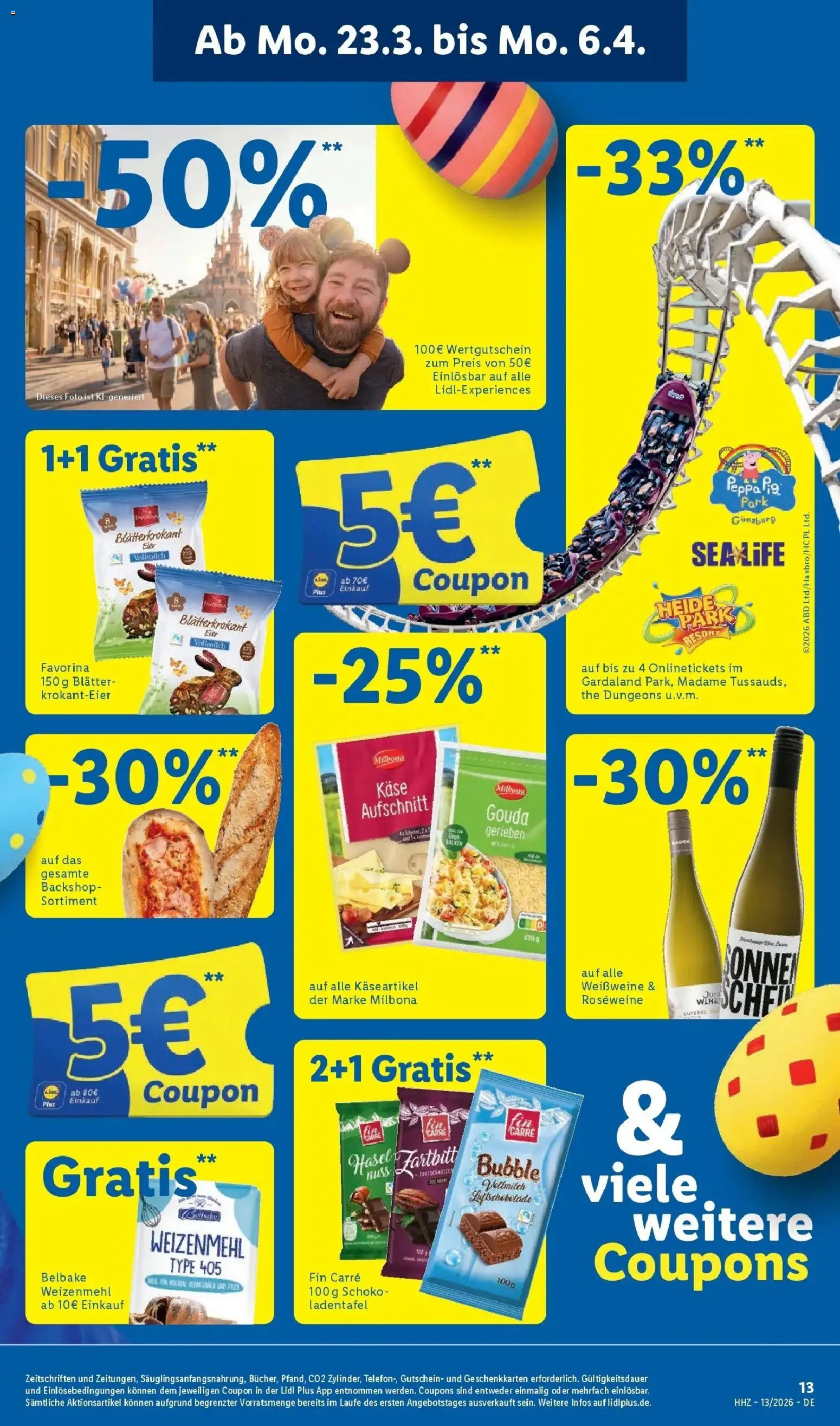 Lidl Prospekt Senftenberg – gültig ab 23.03.2026 | Seite: 25 | Produkte: Käse, Gouda, Weizenmehl