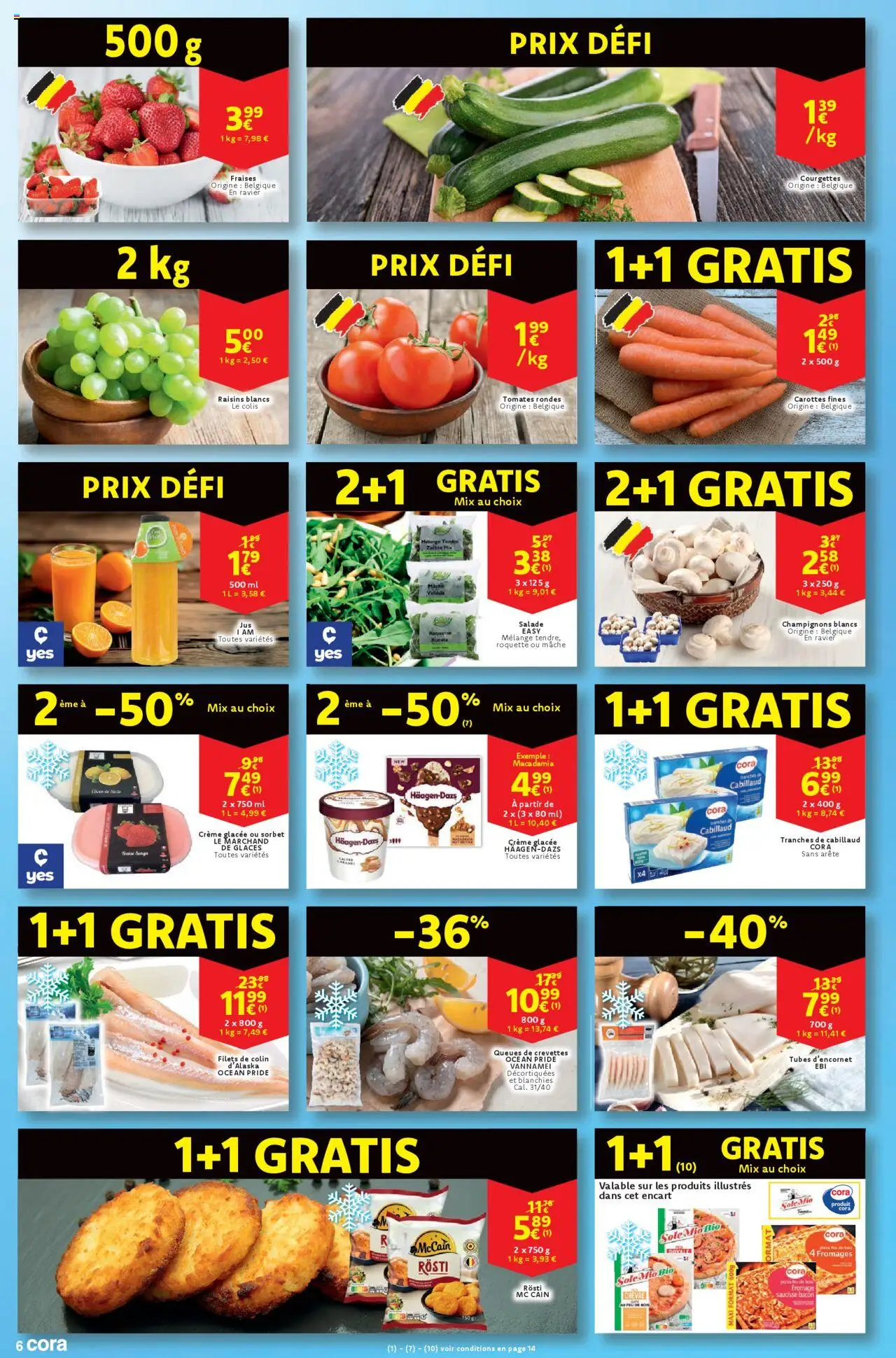  | Pagina: 6 | Producten: Bacon, Salade, Crème, Rucola