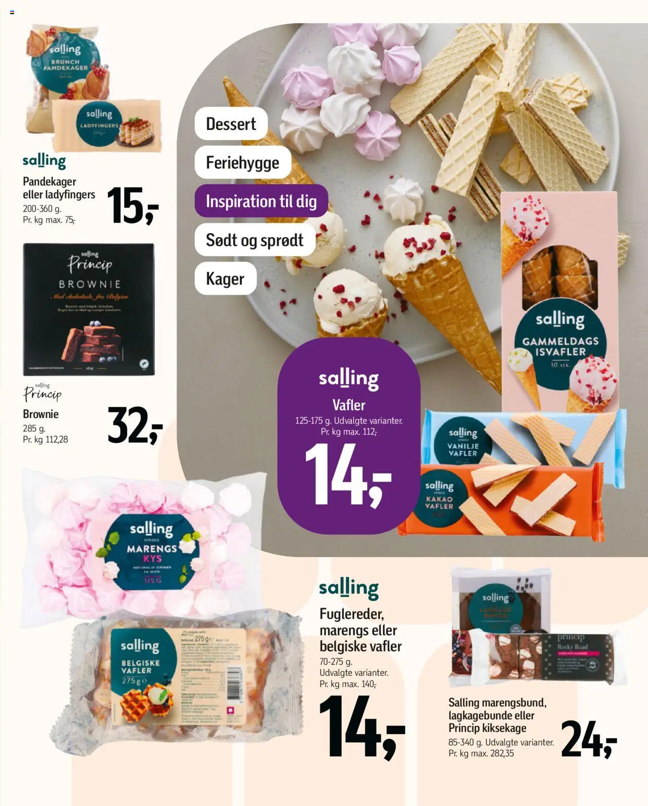 Føtex tilbudsavis – gyldig fra 10.10.2025 | Side: 15 | Produkter: Kakao, Kager, Vanilje, Lagkagebunde