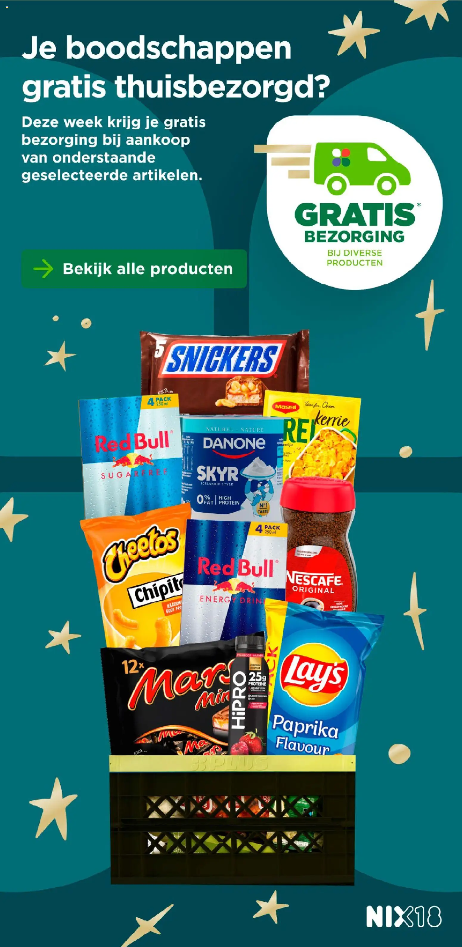 {H1} | Pagina: 49 | Producten: Cheetos, Mars, Nescafe, Aardbei