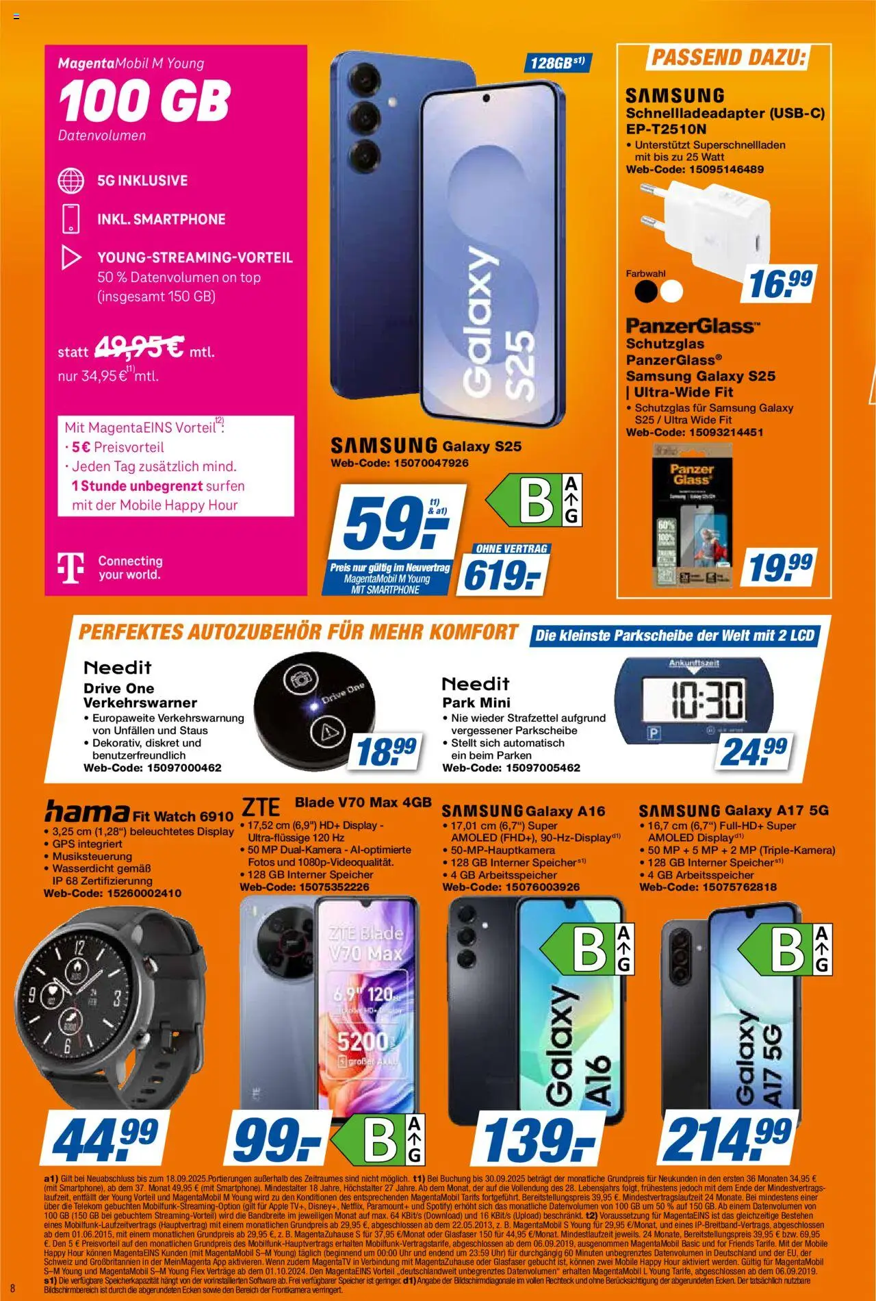 Expert Prospekt 	 – gültig ab 12.09.2025 | Seite: 8 | Produkte: Samsung, Apple, Smartphone, Uhr