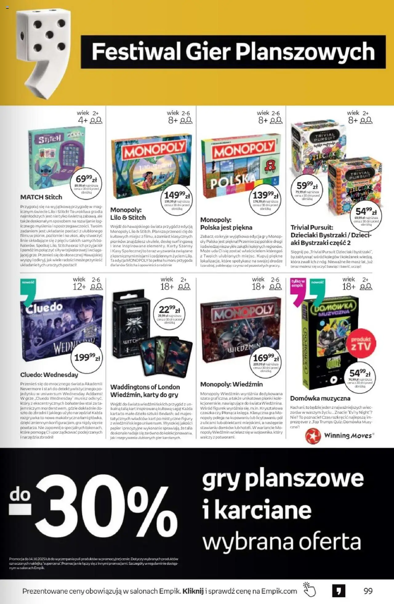 Empik promocje - Tom kultury Zabawki od 24.09.2025 | Strona: 13 | Produkty: Karta, Gra, Gry