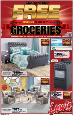Lewis Stores specials catalogue – valid from 13.04.2026