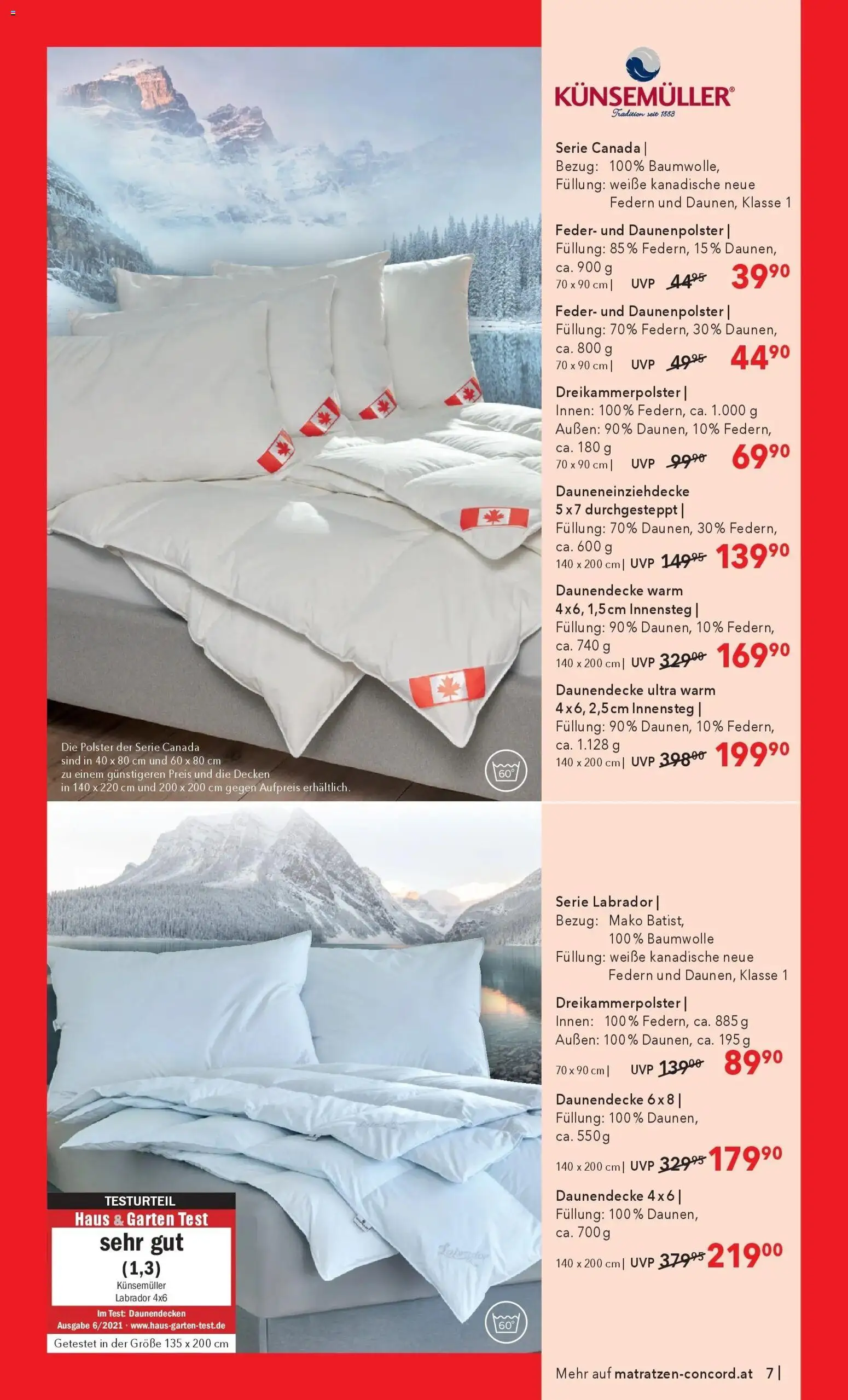 Matratzen Concord Sankt Johann in Tirol gültig ab 27.01.2026 | Seite: 7