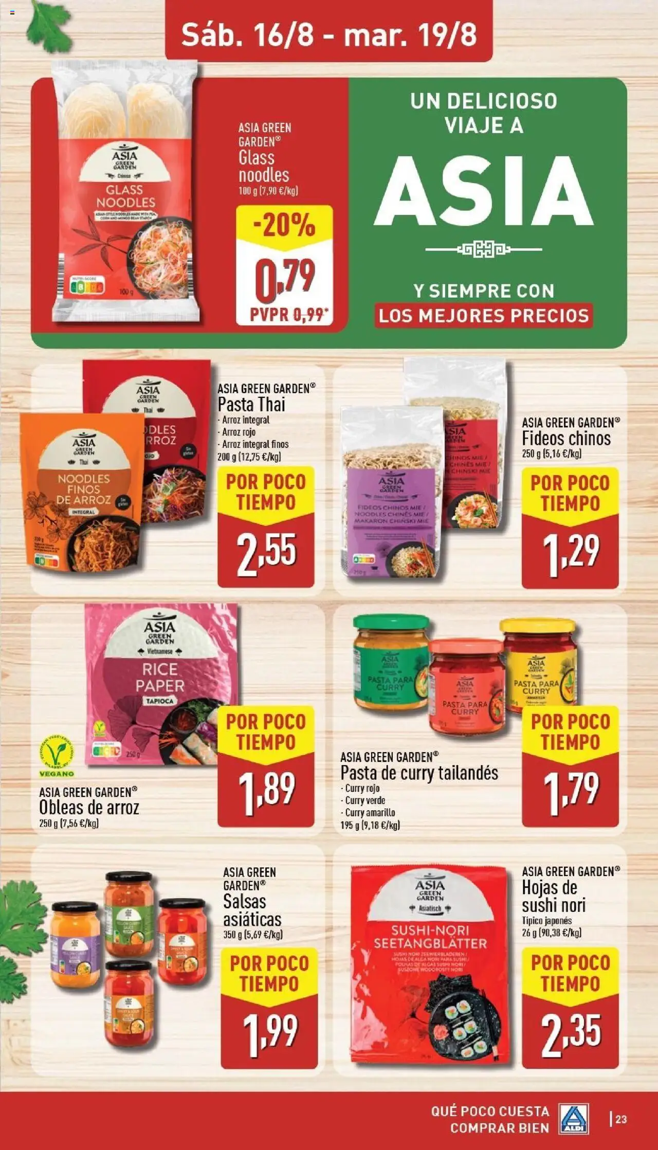 Aldi folleto Península │ válido desde el 11.08.2025 | Página: 23 | Productos: Arroz, Fideos, Ξινό, Σιδερώστρα