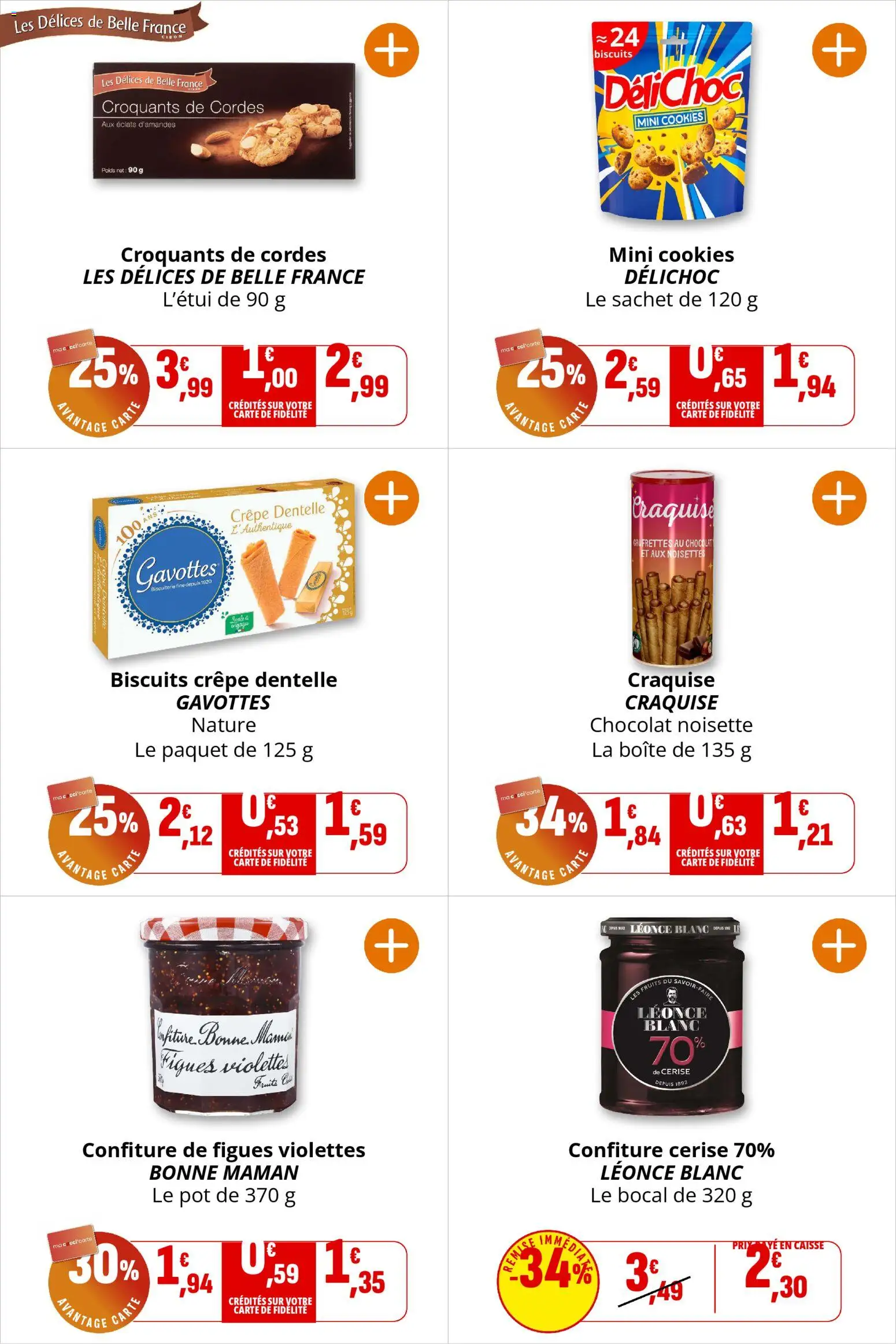 {H1} | Page: 40 | Produits: Poids, Noisettes, Lit, Biscuits