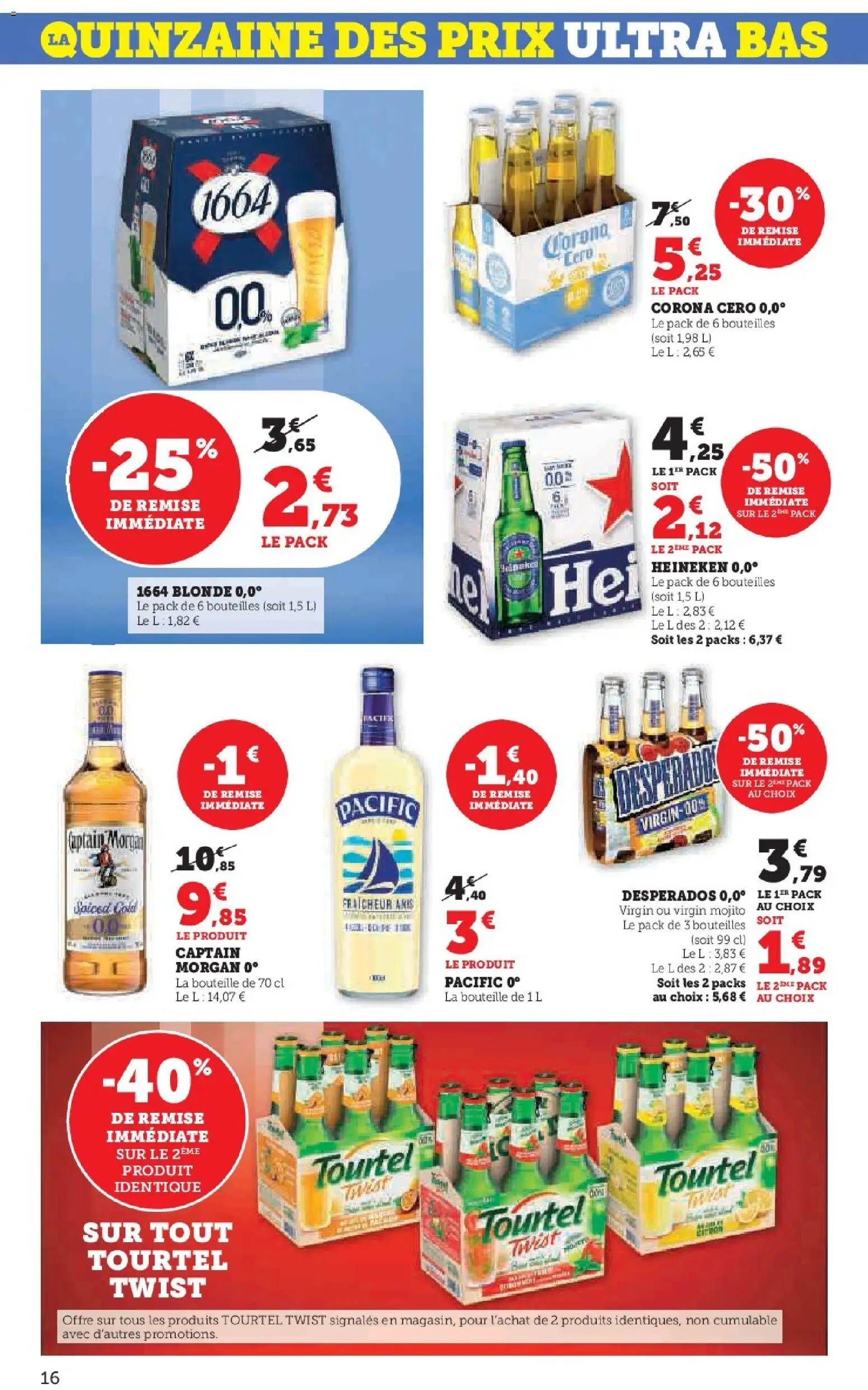 {H1} | Page: 16 | Produits: Desperados, Captain Morgan, Heineken