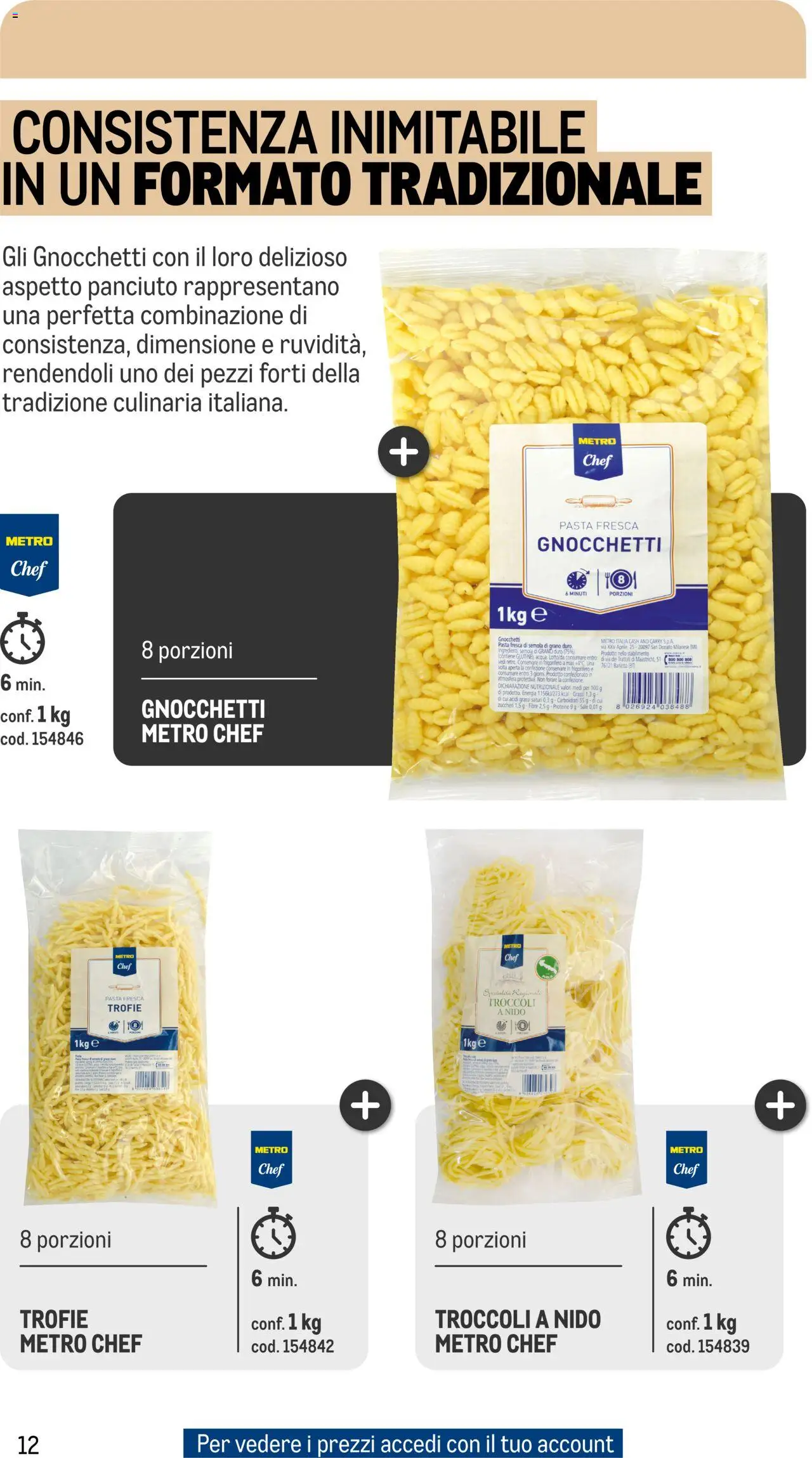 Volantino Metro del 01.10.2024 | Pagina: 12 | Prodotti: Sale, Pasta, Metro, Gnocchetti