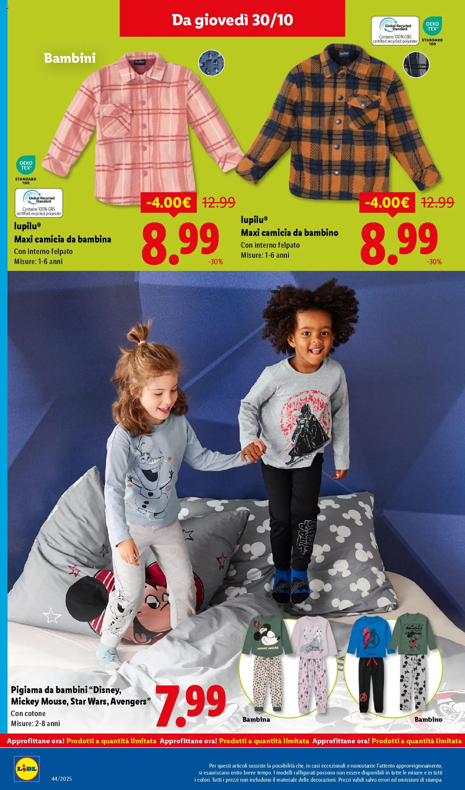 Volantino Lidl del 27.10.2025 | Pagina: 50 | Prodotti: Camicia, Pigiama, Mouse