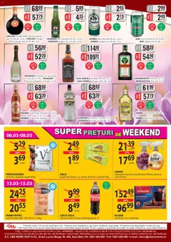 Ofertele CBA valabile de la 01.03.2026 | Pagină: 8 | Produse: Prosecco, Vin, Rom, Pește
