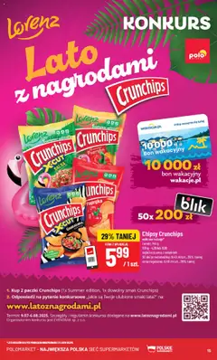 POLOmarket Gazetka od 09.07.2025 | Strona: 15 | Produkty: Chipsy, Pączki, Papryka