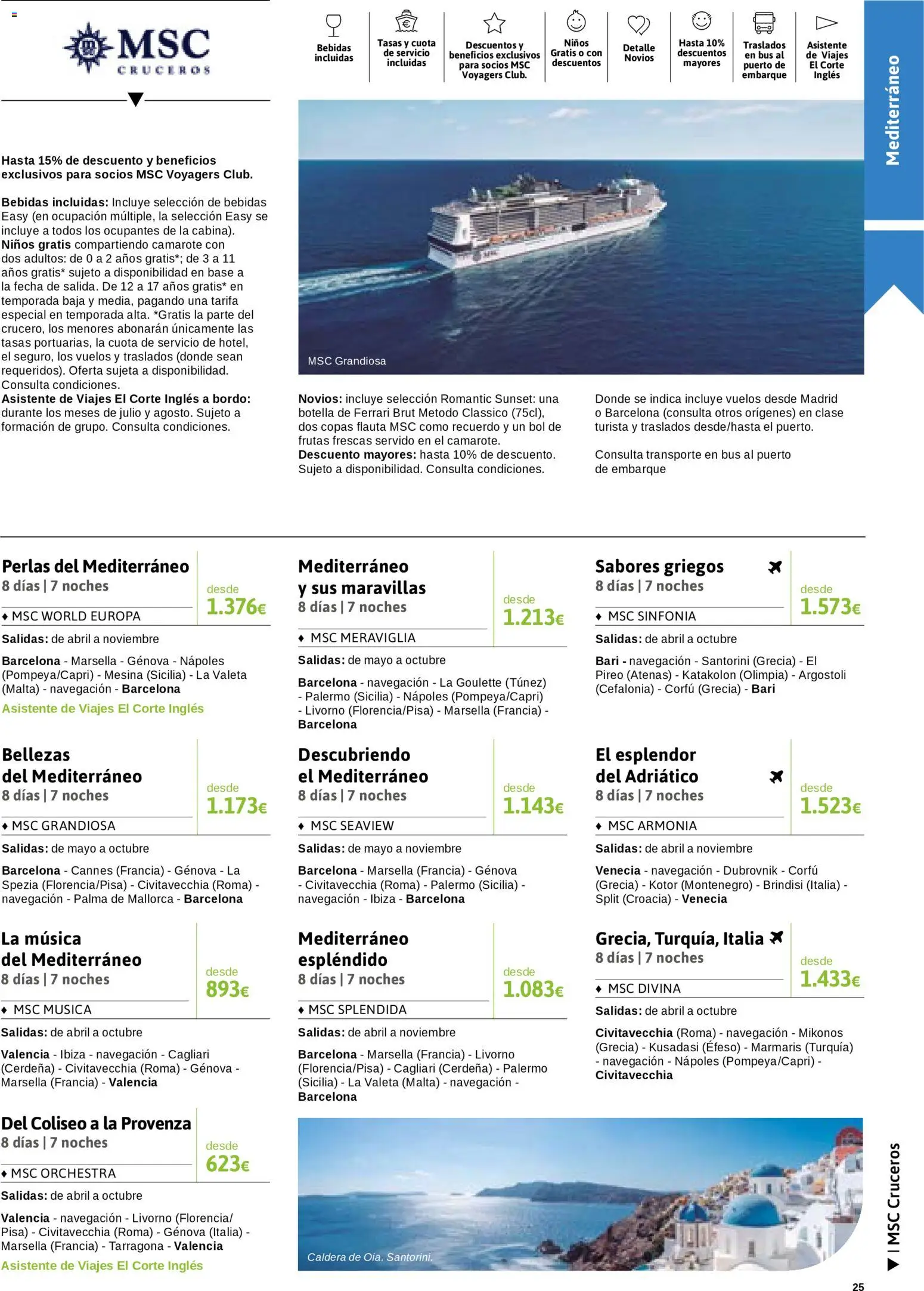 Viajes El Corte Inglés Semana del Crucero │ válido desde el 07.01.2026 | Página: 26 | Productos: Navegación