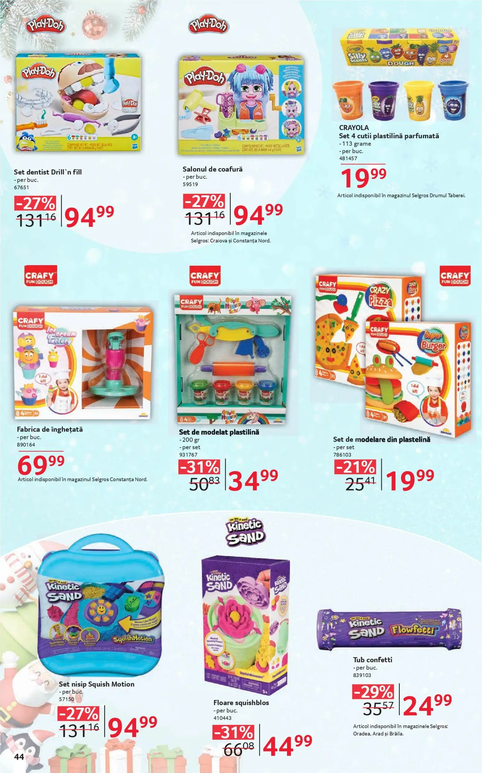 Noul catalog Selgros – valabil de la 06.12.2025 | Pagină: 44 | Produse: Pate, Pizza, Burger, Înghețată