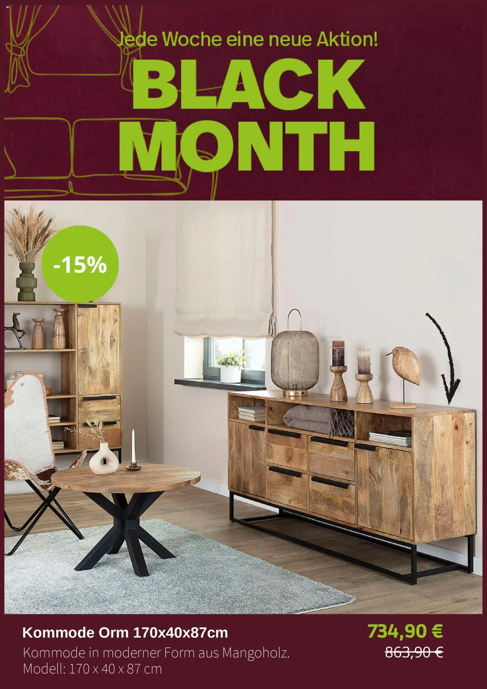 Dekoria - Black Friday – gültig ab 18.11.2025 | Seite: 3 | Produkte: Kommode