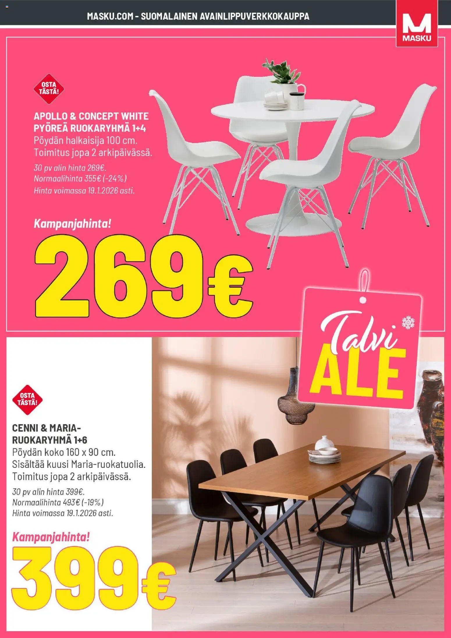 Masku tarjoukset – voimassa 05.01.2026 alkaen | Sivu: 15 | Tuotteet: Ruokaryhmä