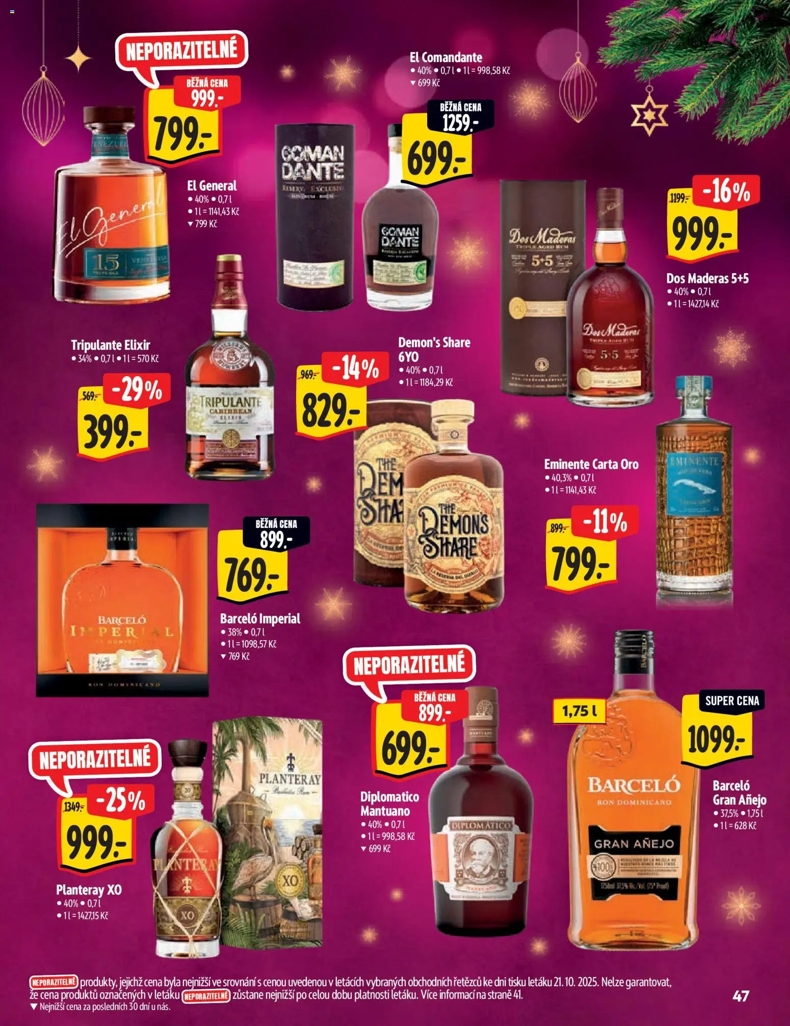 Albert katalog - Hypermarket od 29.10.2025 | Strana: 47 | Produkty: Diplomatico