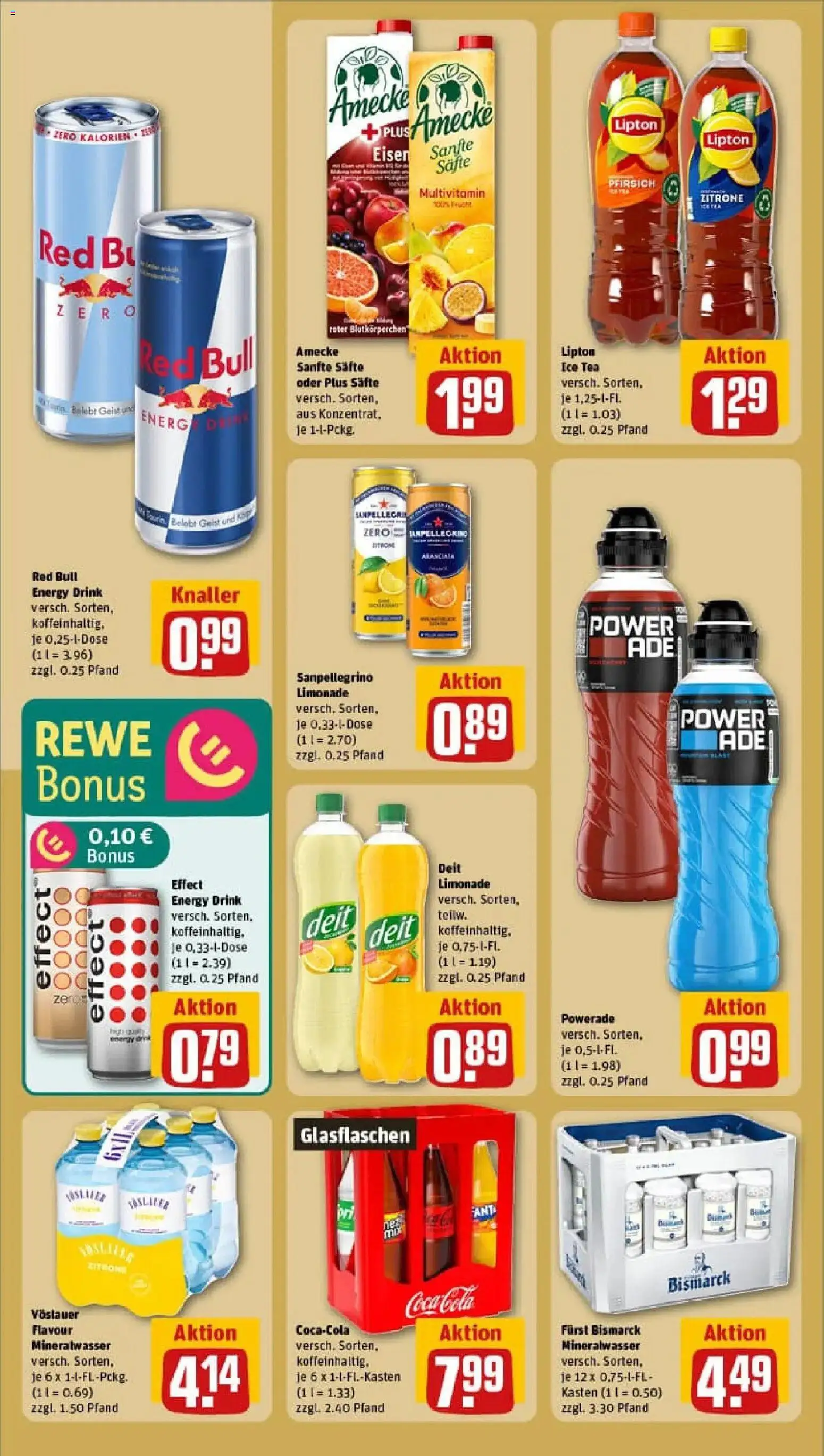 Rewe prospekt Lübeck / St. Jürgen	 – gültig ab 26.01.2026 | Seite: 20 | Produkte: Red bull, Mineralwasser, Zitrone, Pfirsich