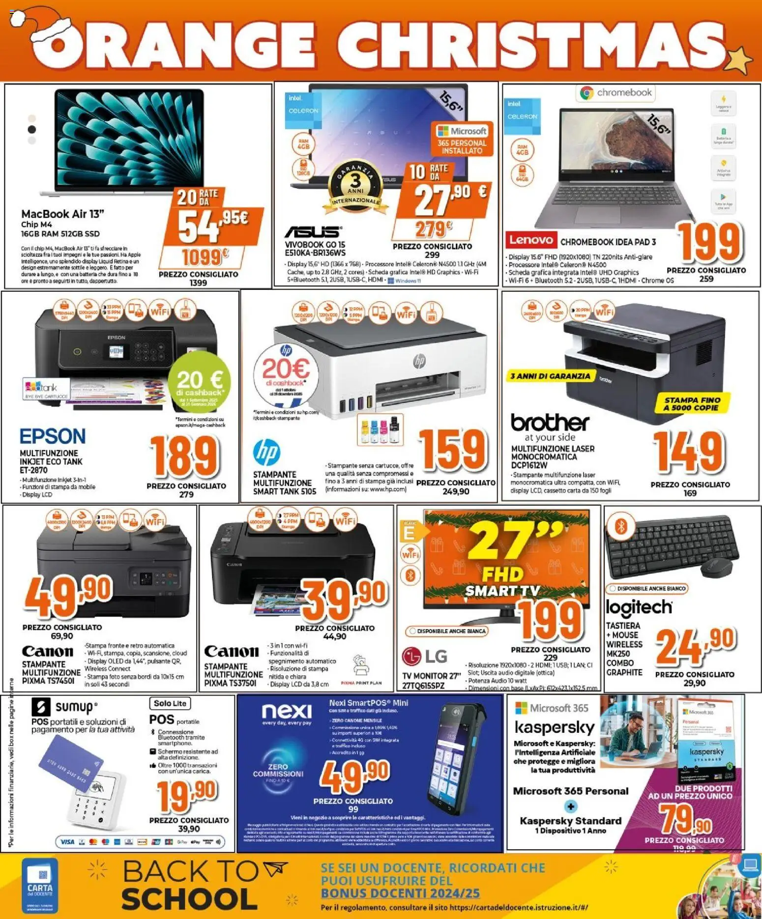 Volantino Expert del 02.12.2025 | Pagina: 9 | Prodotti: Schermo, smart TV, Stampante, Batteria