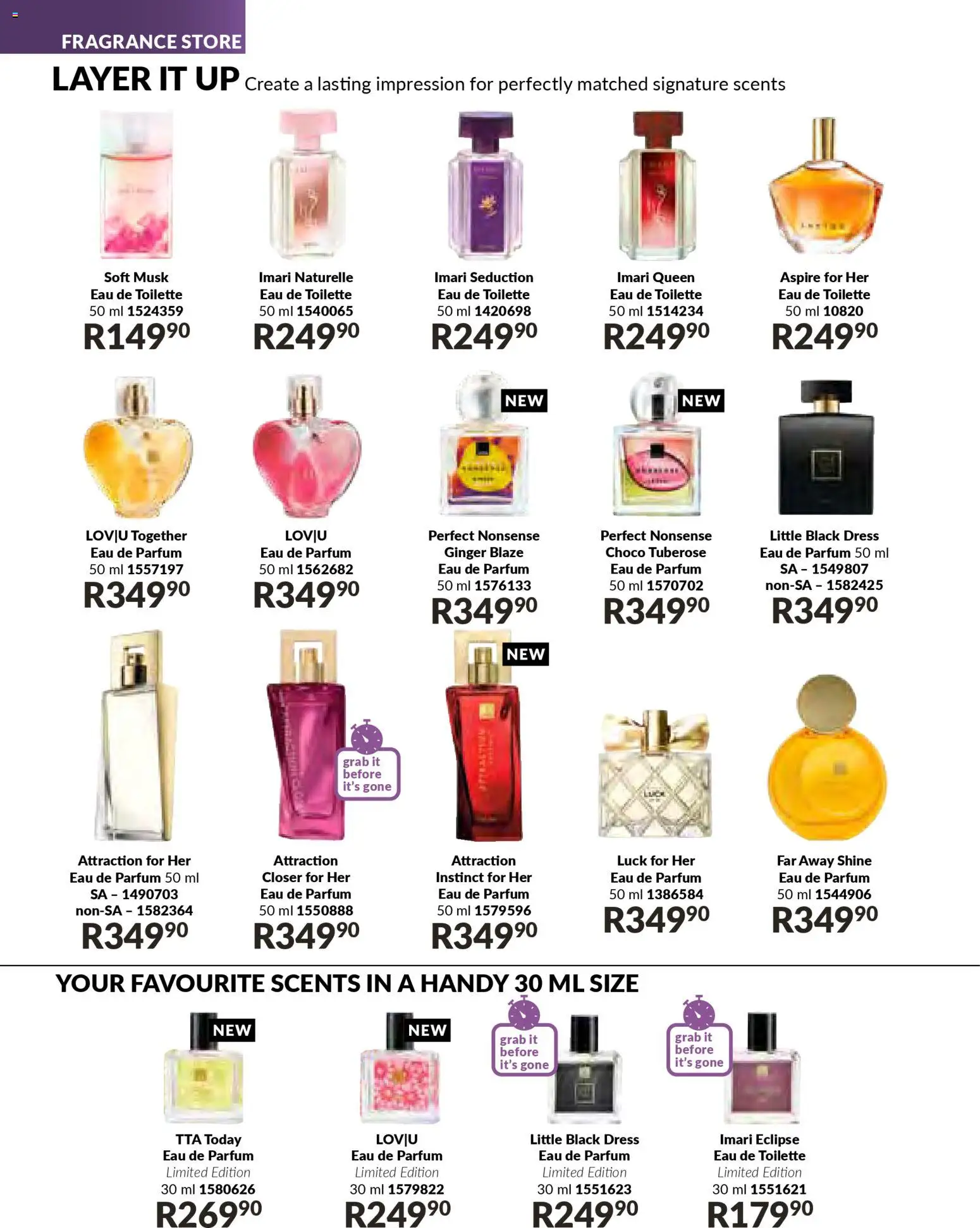 New Avon catalogue – valid from 01.12.2025 | Page: 94 | Products: Dress, Fragrance, Eau de toilette