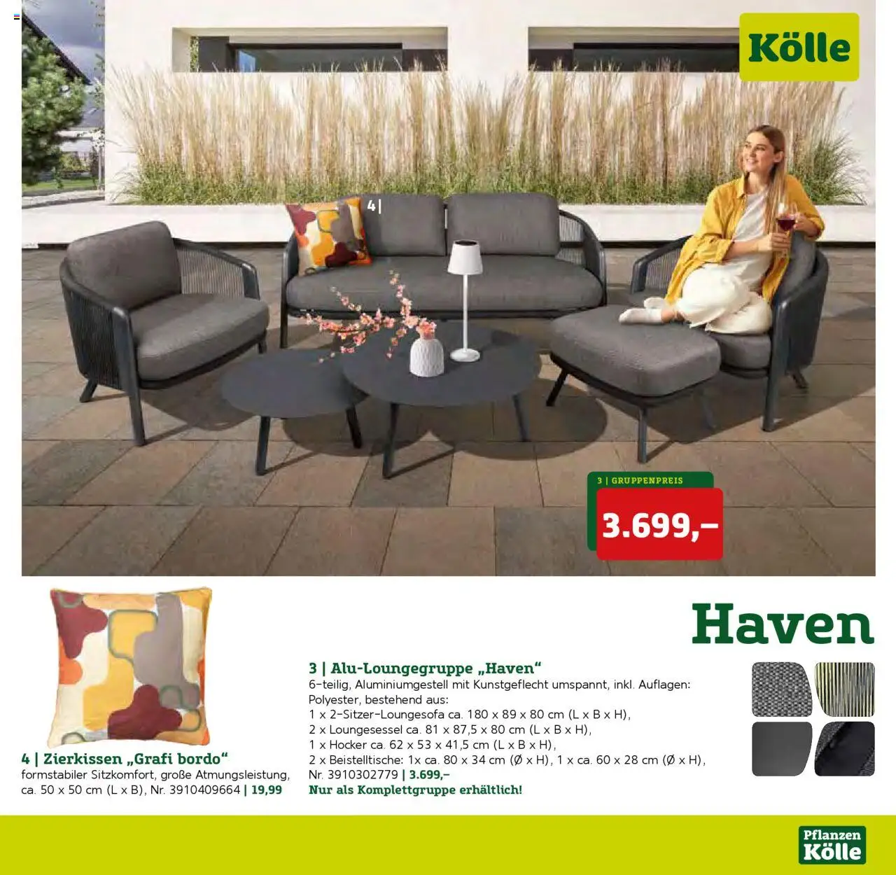 Pflanzen-Kölle Gartenmöbel Katalog 2025 – gültig ab 22.01.2025 | Seite: 31 | Produkte: Hocker