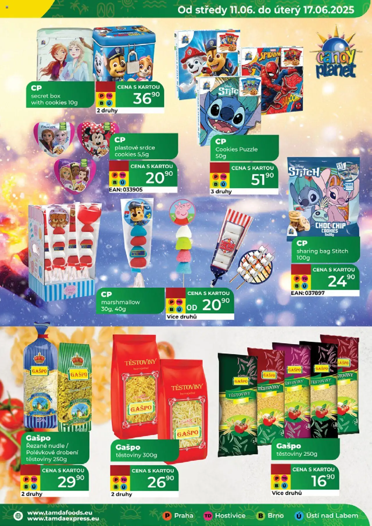 Tamda Foods leták od 11.06.2025 | Strana: 45 | Produkty: Marshmallow, Box, Těstoviny, Nudle