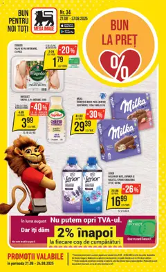 Catalog Mega Image – previzualizare al pliantului de la Mega Image valabil de la 21.08.2025