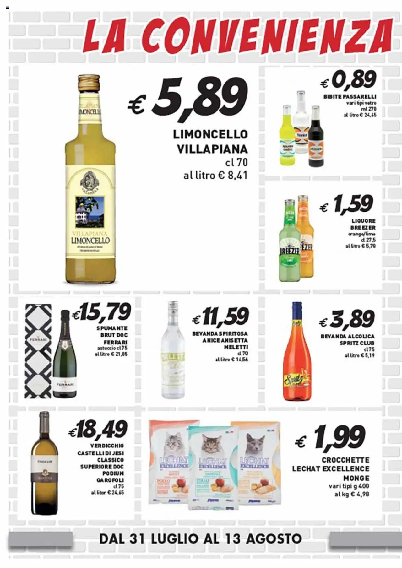Volantino Coal del 31.07.2025 | Pagina: 6 | Prodotti: Crocchette, Spumante, Bibite, Limoncello
