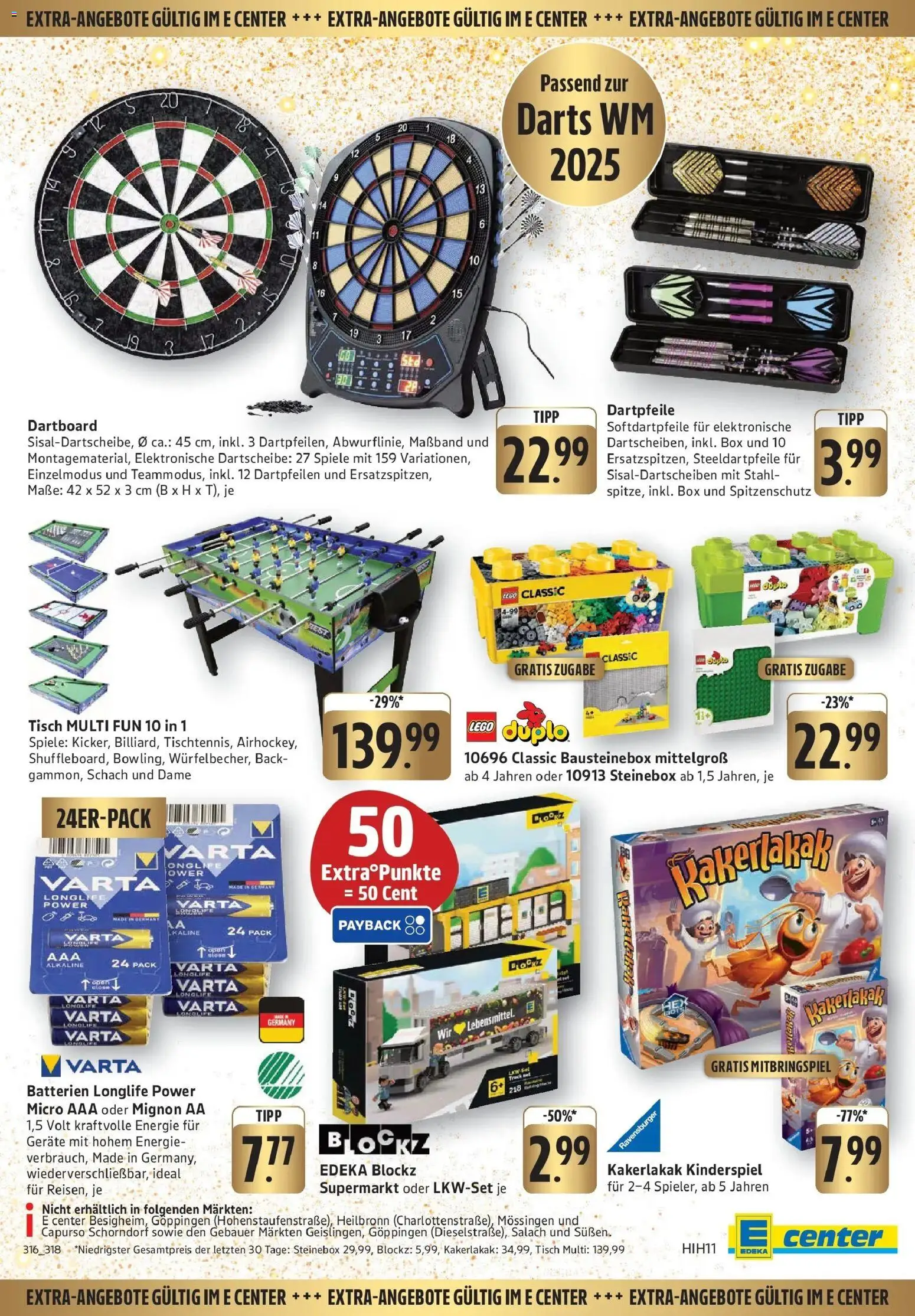 Edeka prospekt Mengen	 – gültig ab 14.12.2025 | Seite: 45 | Produkte: Batterien, Tisch, Box